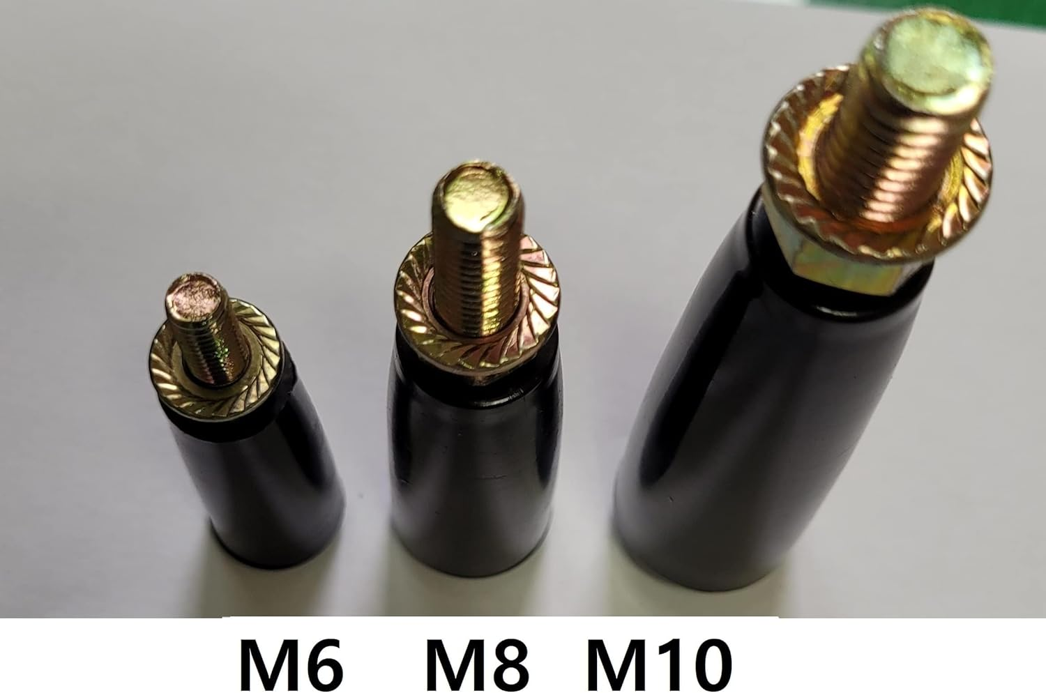 Revolving Hand Knob Handwheel M6 Male Threaded Stem L-6Cm Black for Boat Trailer Jack, Woodworking Cutting Machine, Tailstock, Table Saw, Milling Lathe Tailstock Machinery Part image number 2