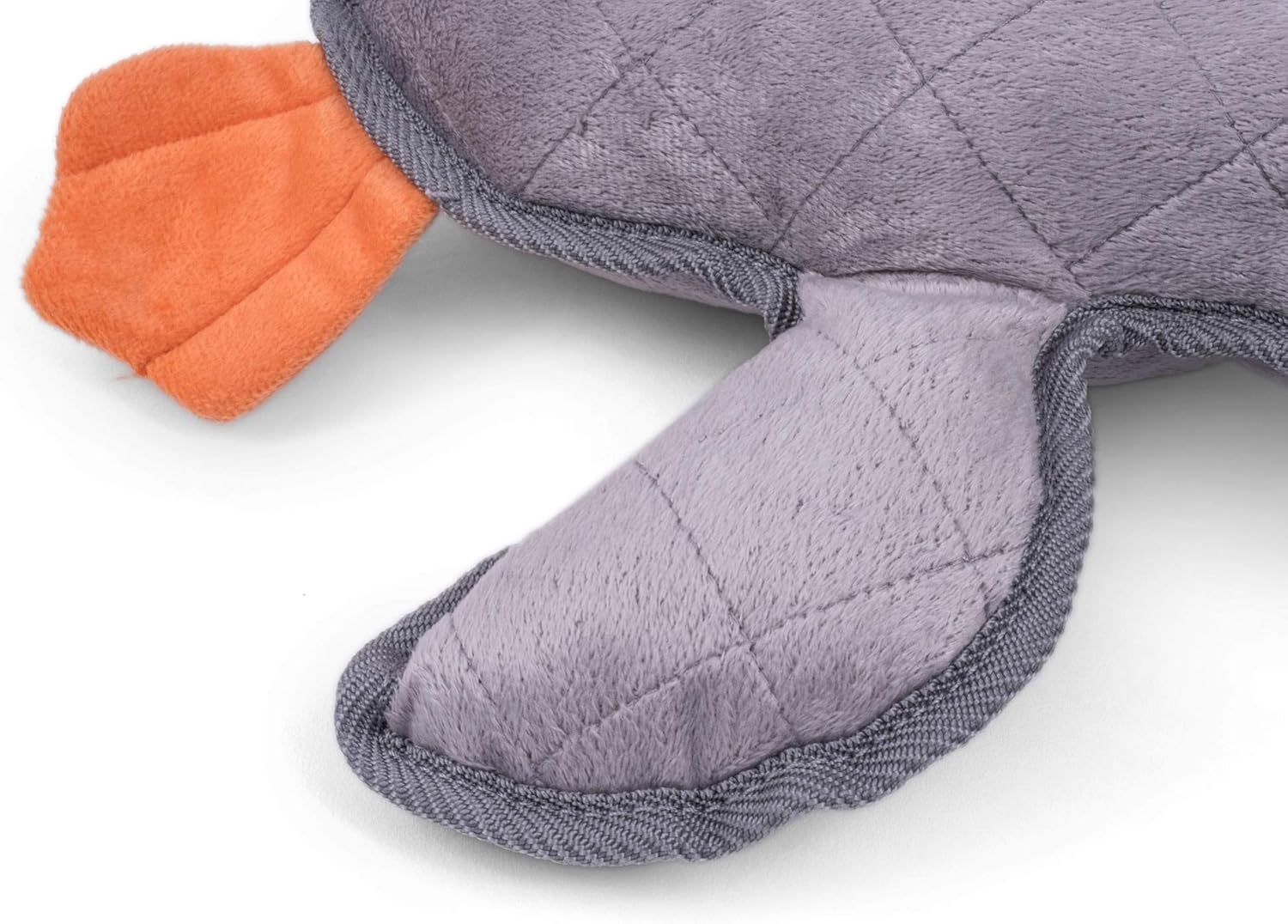 Petface 22102 Tough Duck Squeaky Dog Toy, Multicoloured image number 3