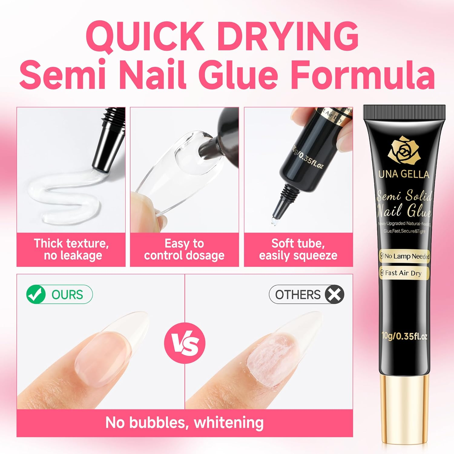 UNA GELLA Nail Glue 03 image number 1