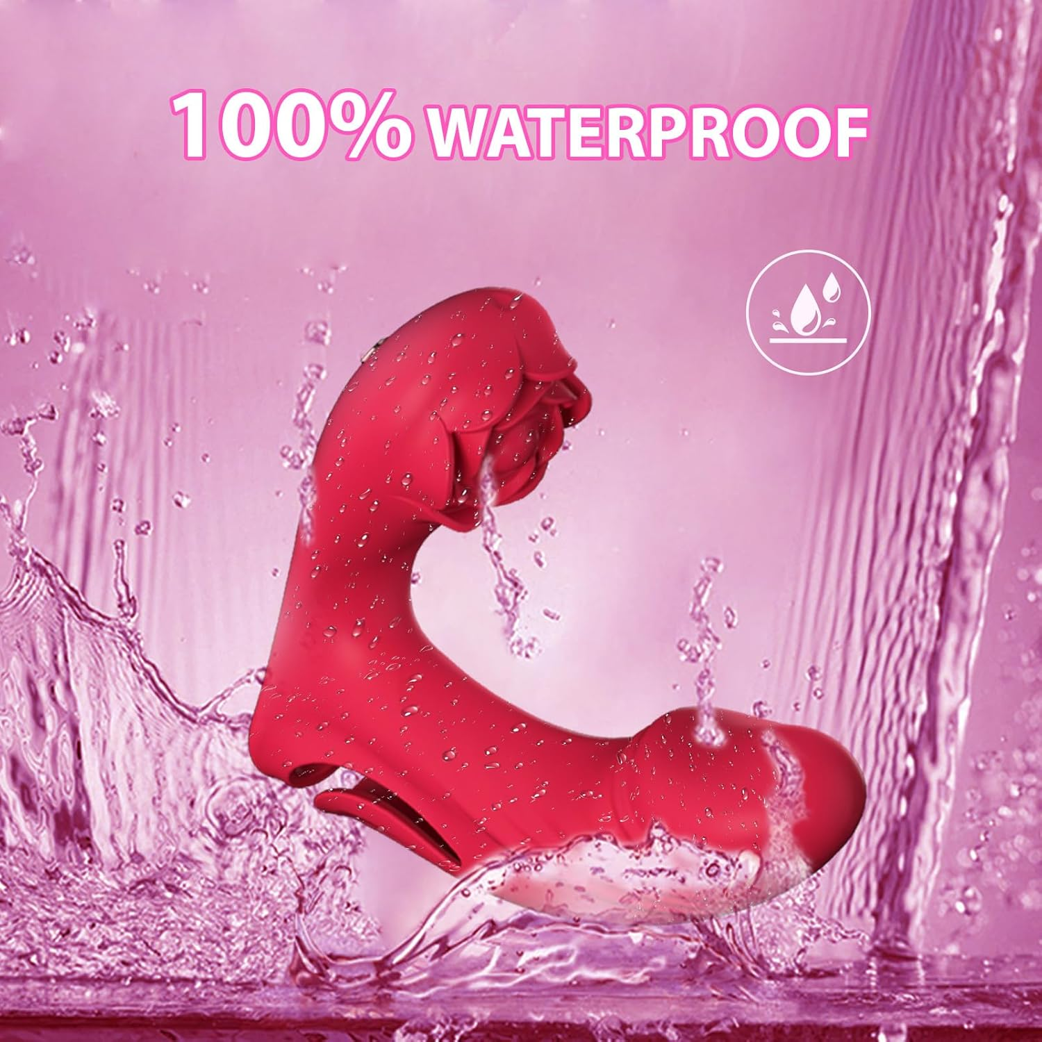 Finger Vibrator Adult Sex Toys for Women, Adult Toys with 9 Vibrations + 9 Flapping & Heating Function Clitoral G-Spot Nipple Vibrators, Sexual Pleasure Tools for Women Mini Vibrator Couples Sex Toys image number 3