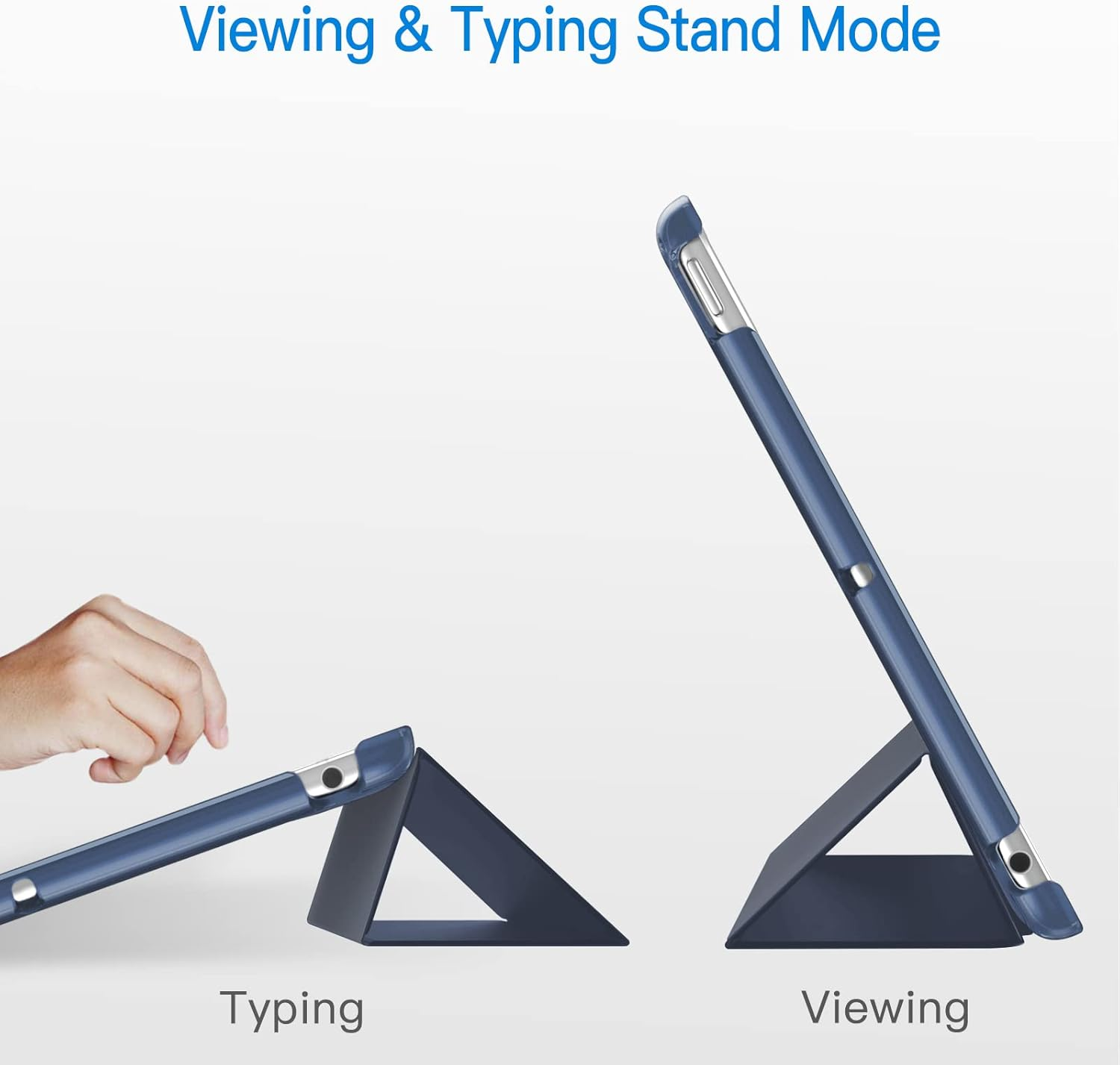 Jetech Case for Ipad Mini 4 (2015 Model 4Th Generation), Smart Cover with Auto Sleep/Wake (Navy) image number 4