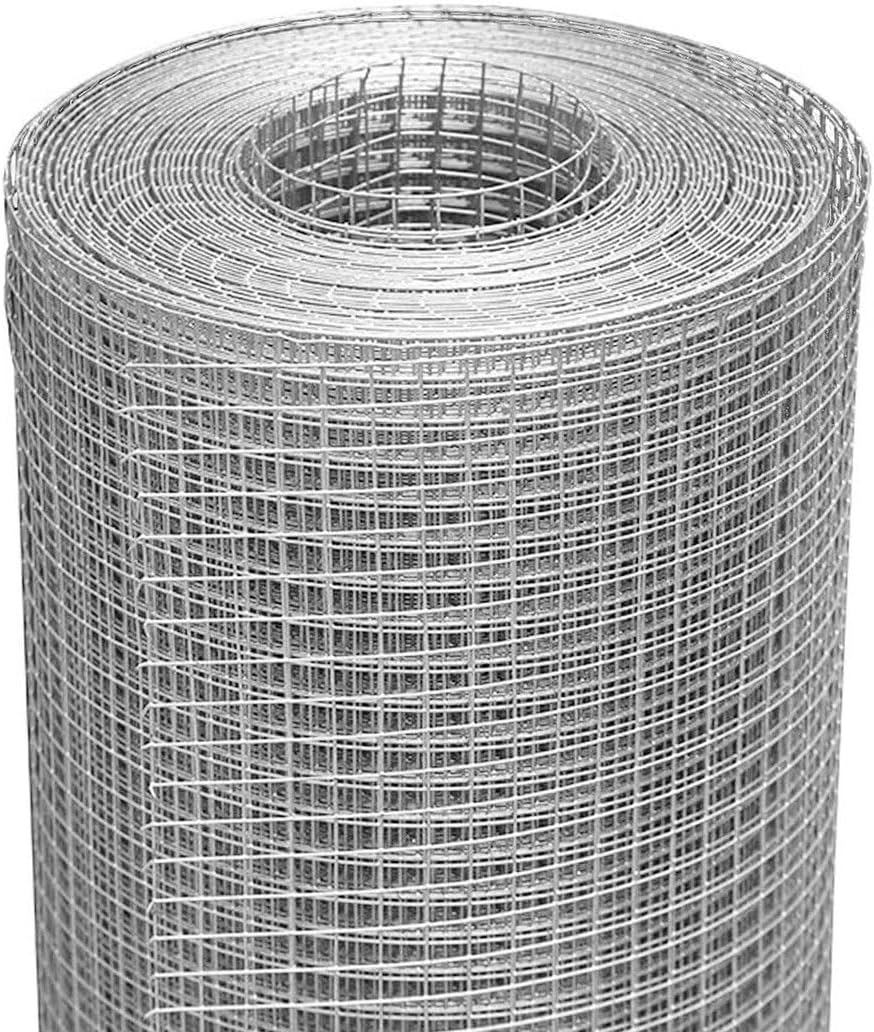 AUSWAY Welded Wire Mesh Fence 40Mx0.91M Chicken Coop Tree Plant Guard Rabbit Cage Animal Enclosure Post Welding Hot Galvanised Netting Fencing Roll image number 5