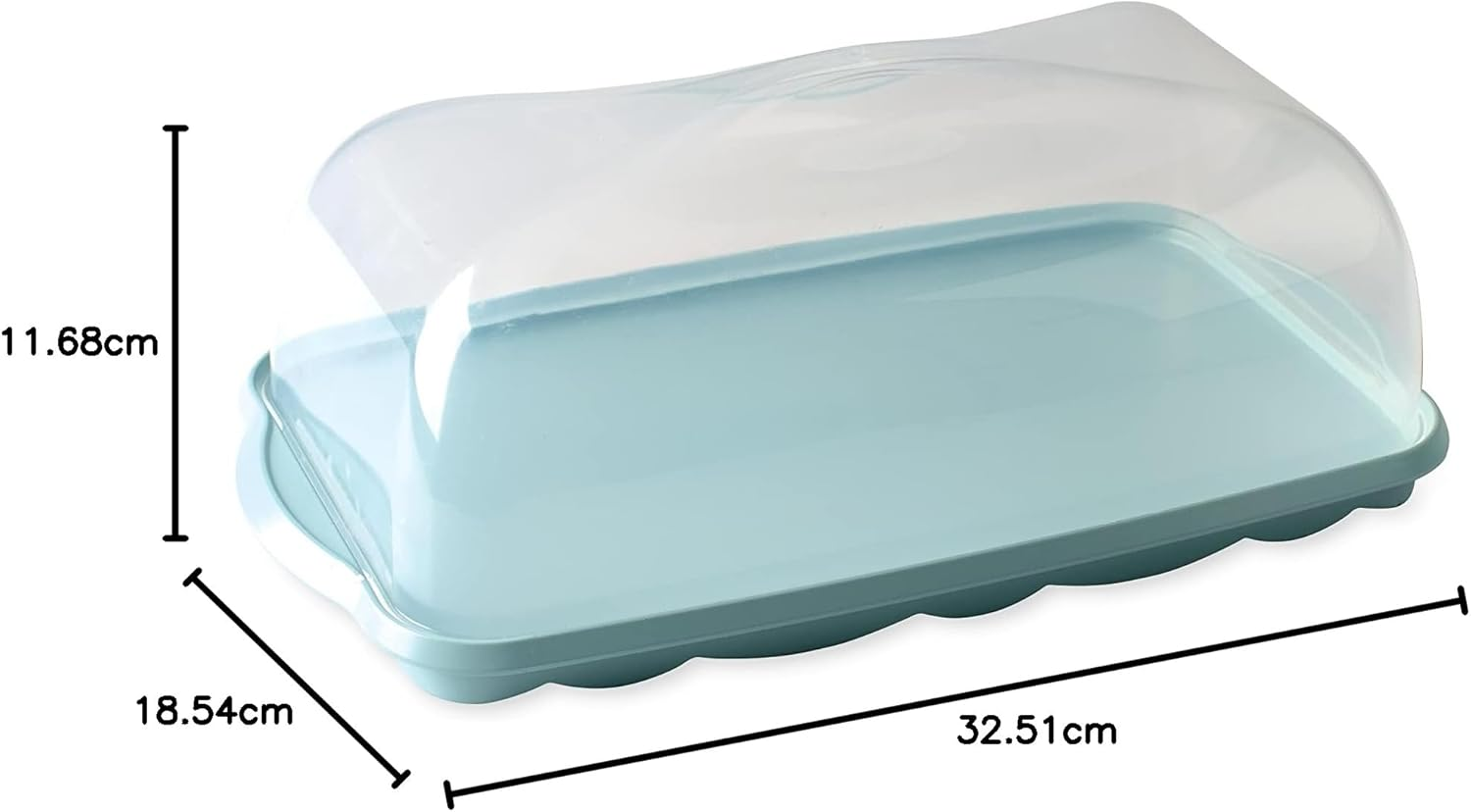 Nordic Ware Loaf Cake Keeper, Red L: 12.8 In. W: 7.3 In. H: 4.6 In.