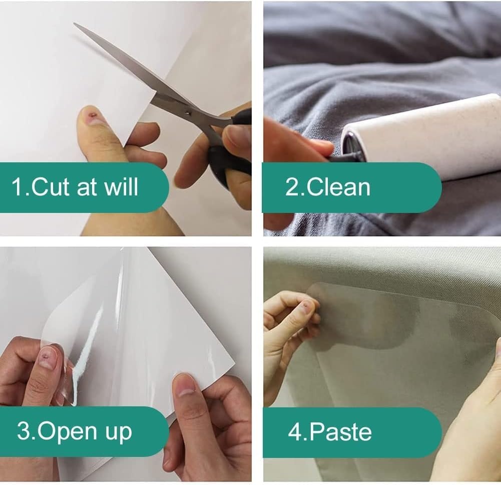 Scratch Protection Cat Tape, Cat Scratch Protection, Scratch Film, Cat Self-Adhesive, Scratch Film, anti Scratch Tape, 15 X 30 Cm, Self-Adhesive Scratch Protection Film, Transparent for Sofa, image number 4