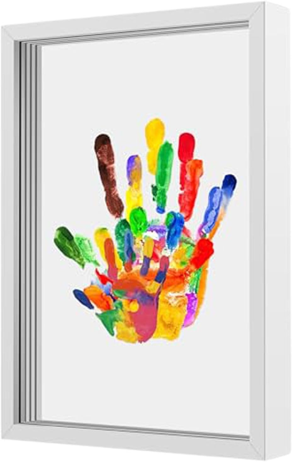 Family Handprint Frame - 630G Craft Keepsake Frame | Baby Hand Print Kit | Kid Handprint Frame | Family for | for Grandparents, Father'S Day, Mother'S Day,