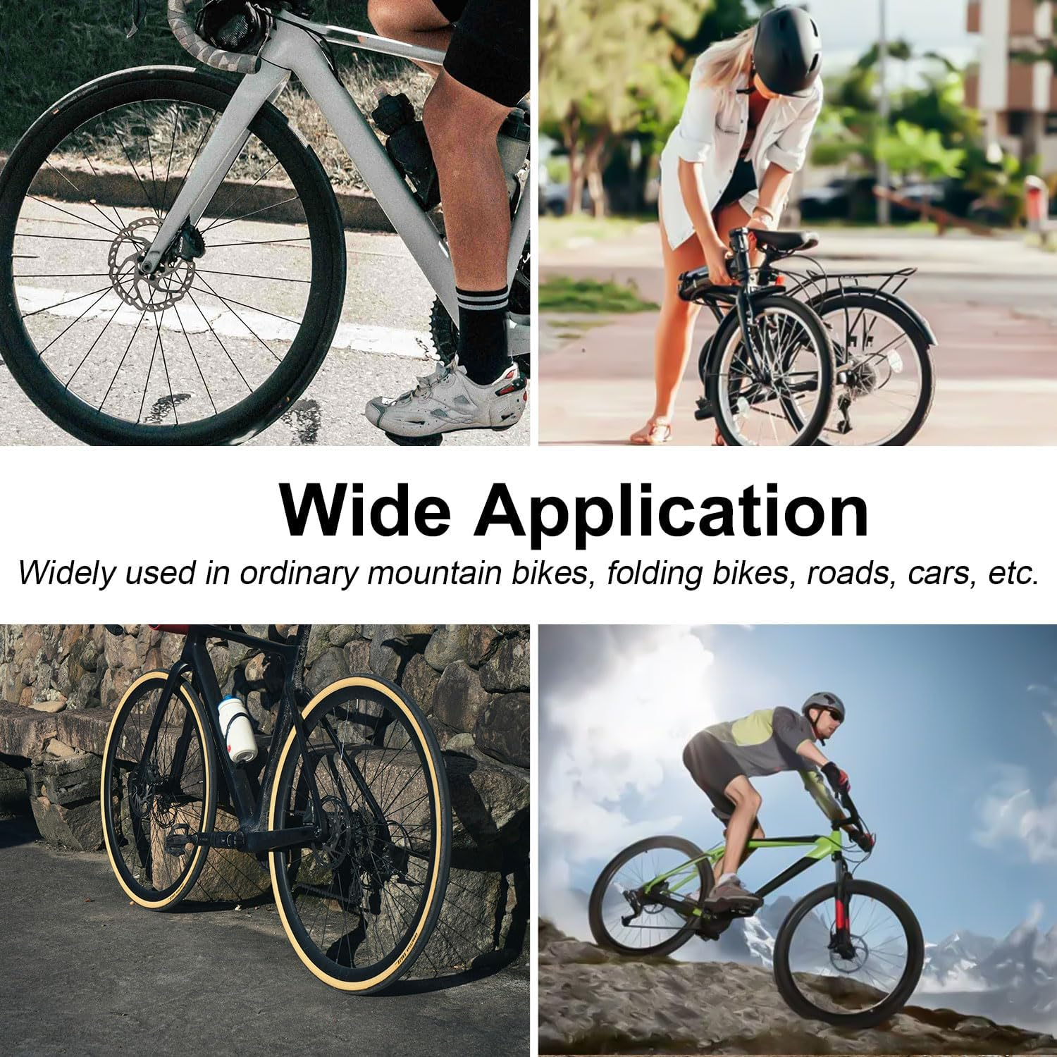 Gosknor 2 Sets Bicycle Crank Puller, Crank Arm Puller Bike Crank Removal Tool Crank Remover for Bicycle Repair & Maintenance (Black) image number 2