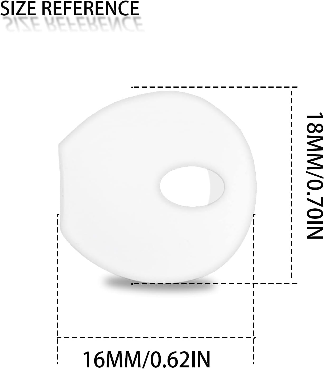 TORMEN 4 PCS Soft Silicone Earbud Covers - Anti-Slip and Anti-Drop Sport Ear Tips - Compatible with Iphone Ear Tips (Transparent, - Gray Transparent image number 7