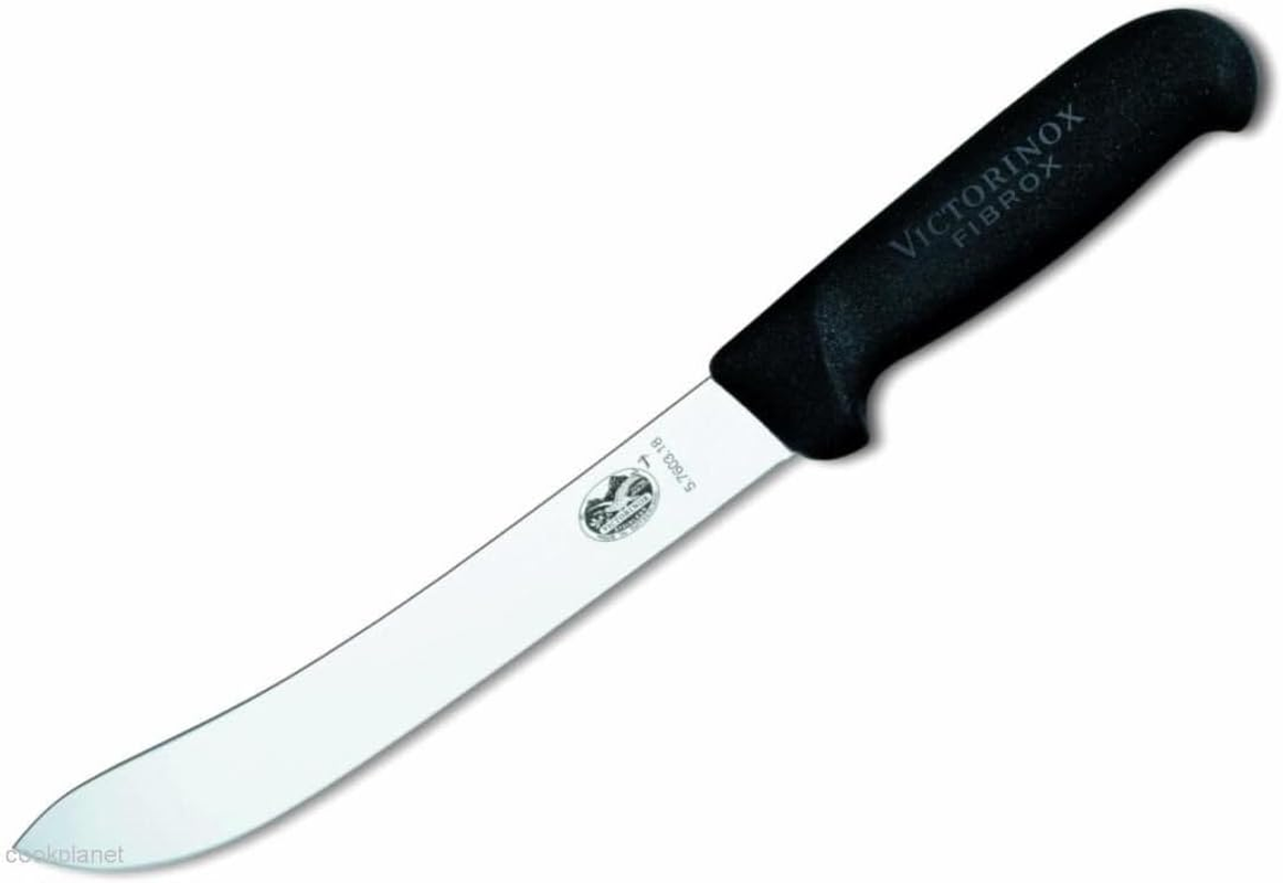 Victorinox Fibrox Heavy Stiff Blade Butchers Knife, Yellow, 5.7608.18 image number 1