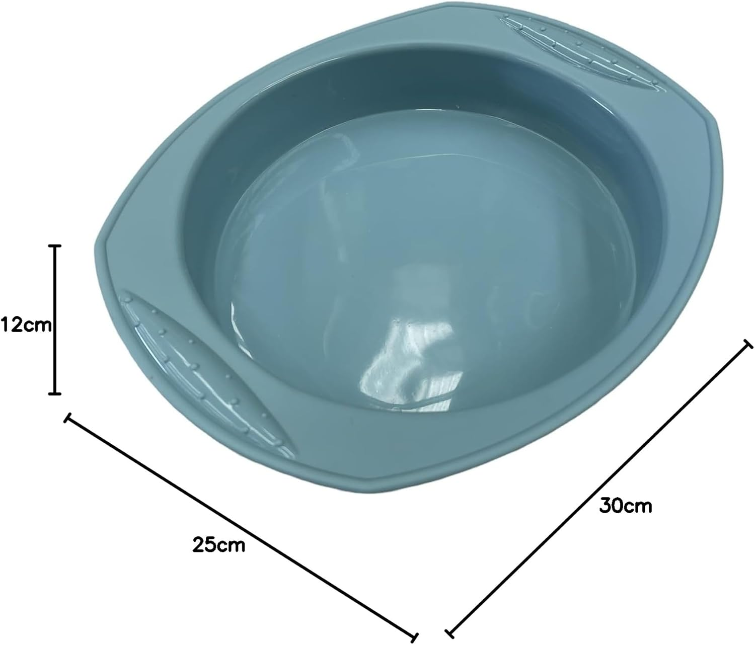 Link Life Silicone round Cake Pan, Aqua