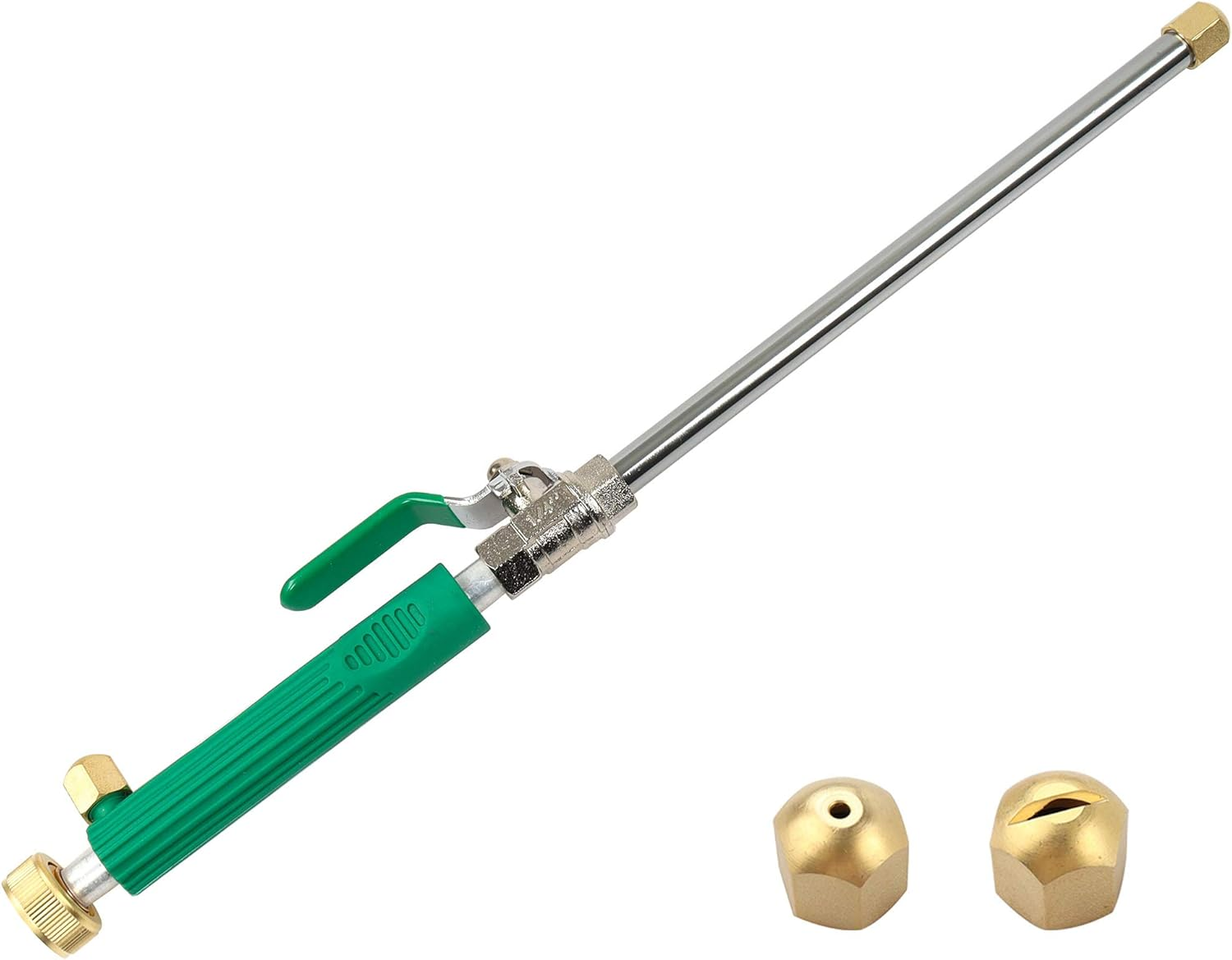 High Pressure Power Washer Wand, Hydro Jet Water Hose Nozzle,Watering Sprayer Cleaning Tool, Wand Lance for Gutter Patio Car Pet Window Glass Blue