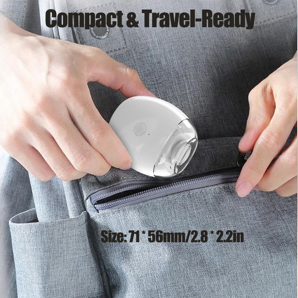 Universal Automatic Fingernail Grinder, Portable 3 in 1 Electric Nail Clippers with LED Light & 3 Speeds, 360&deg; Silent Auto Fingernail Cutter and Polishing Trimmer, for Whole Family (1 PC)