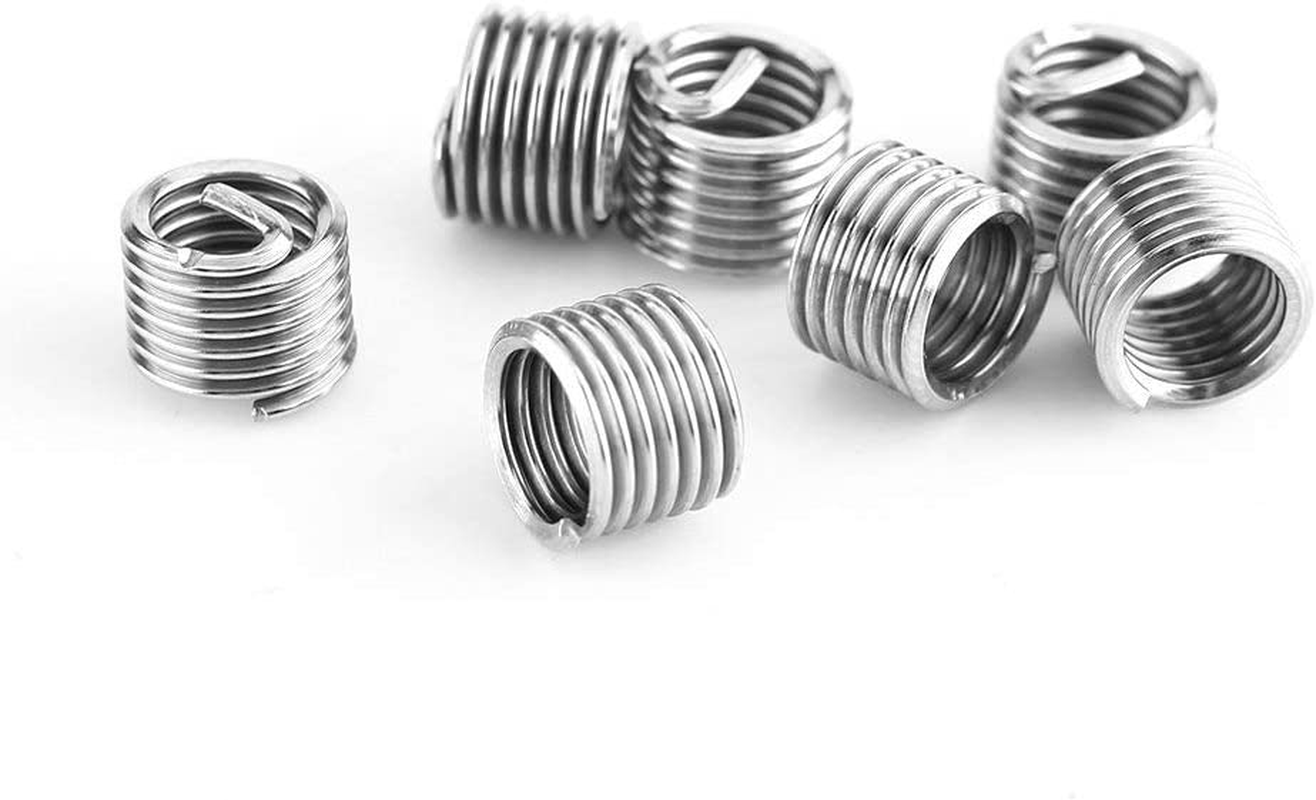 25Pcs Thread Repair Kit M8 X 1.0Mm Metric Thread Repair Insert Kit Compatible Hand Tool Set for Auto Repairing (M8-1.0) image number 3