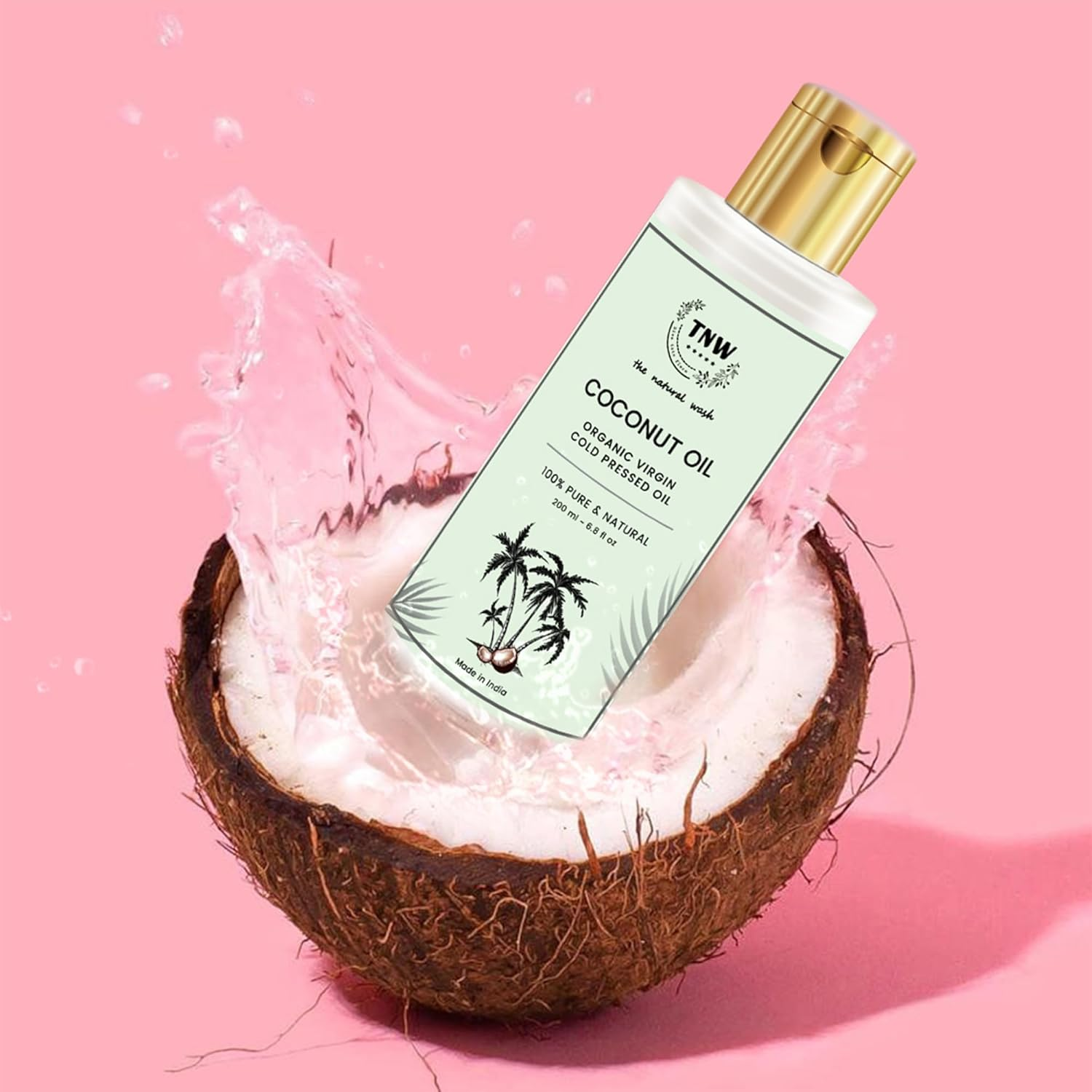 Tnw-The Natural Wash Hair Care Combo with Amla Shampoo & Coconut Hair Oil (Amla Shampoo + Coconut Oil) 300 Ml Ultimate Hair Care Kit for Strong and Healthy Hair image number 1