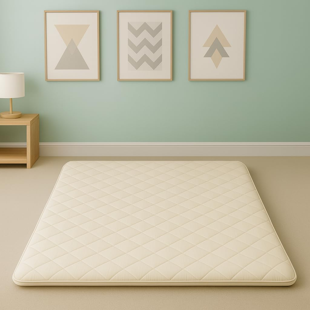 Zen.Rest Japanese Futon Mattress with Portable Storage Bag, Foldable Roll Up, Thick Tatami Mat,Floor Lounger Bed, Seven Layer Memory Foam, Floor Mattress Guest Sleeping Pad (King (U.S. Standard)) image number 2