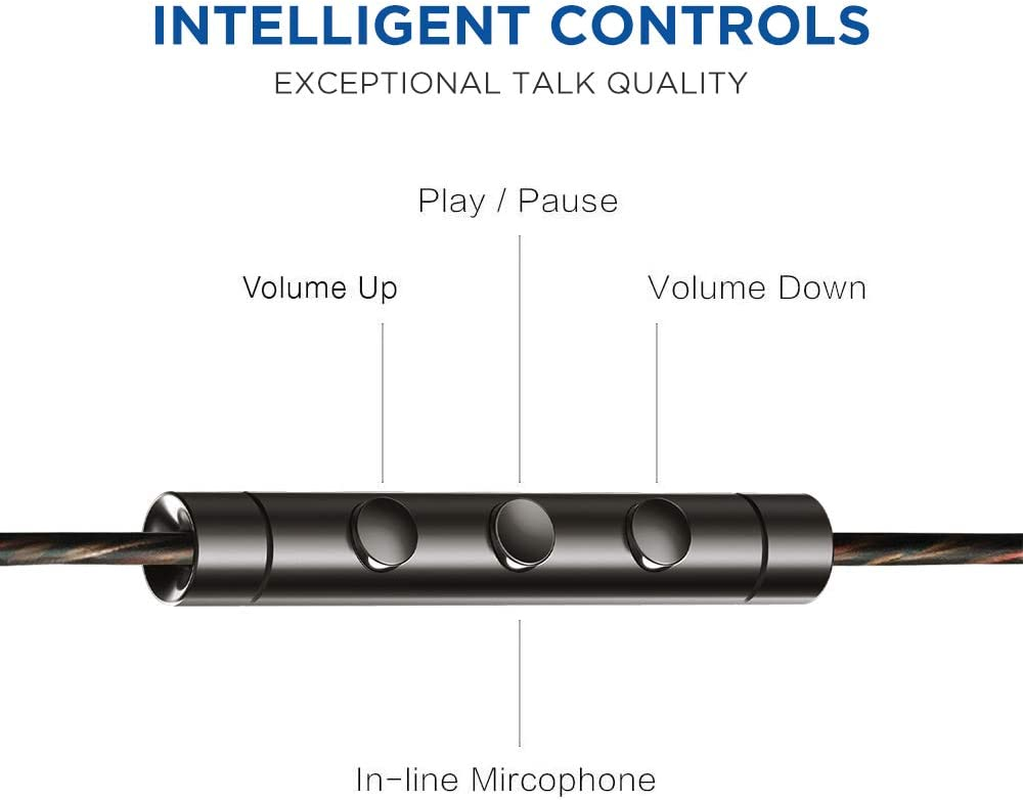 1MORE Quad Driver In-Ear Earphones，Hi-Res Earphones with Microphone，3.5 Mm Wired Headphones with Mic，In-Line Remote，Warm Bass, Clear Sound, High Fidelity for Smartphones/Pc/Tablet image number 6