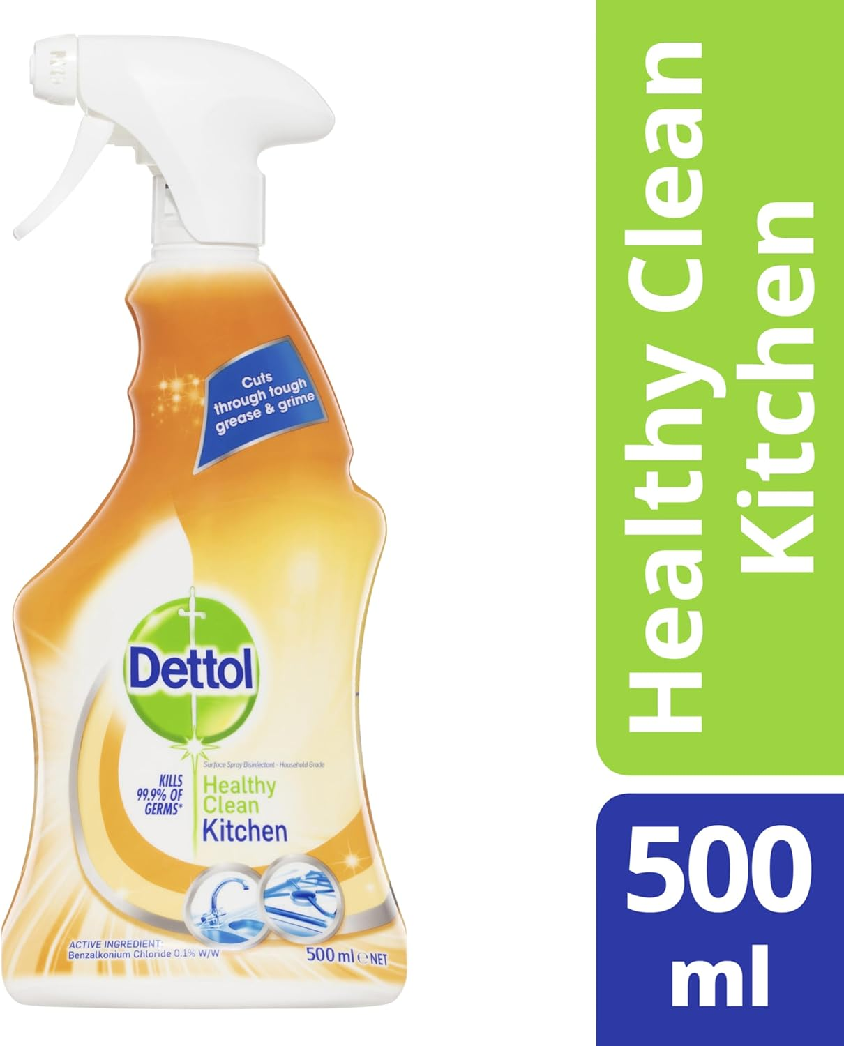Dettol Healthy Clean Kitchen Spray Anti-Bacterial, 500Ml (Pack of 2) image number 6