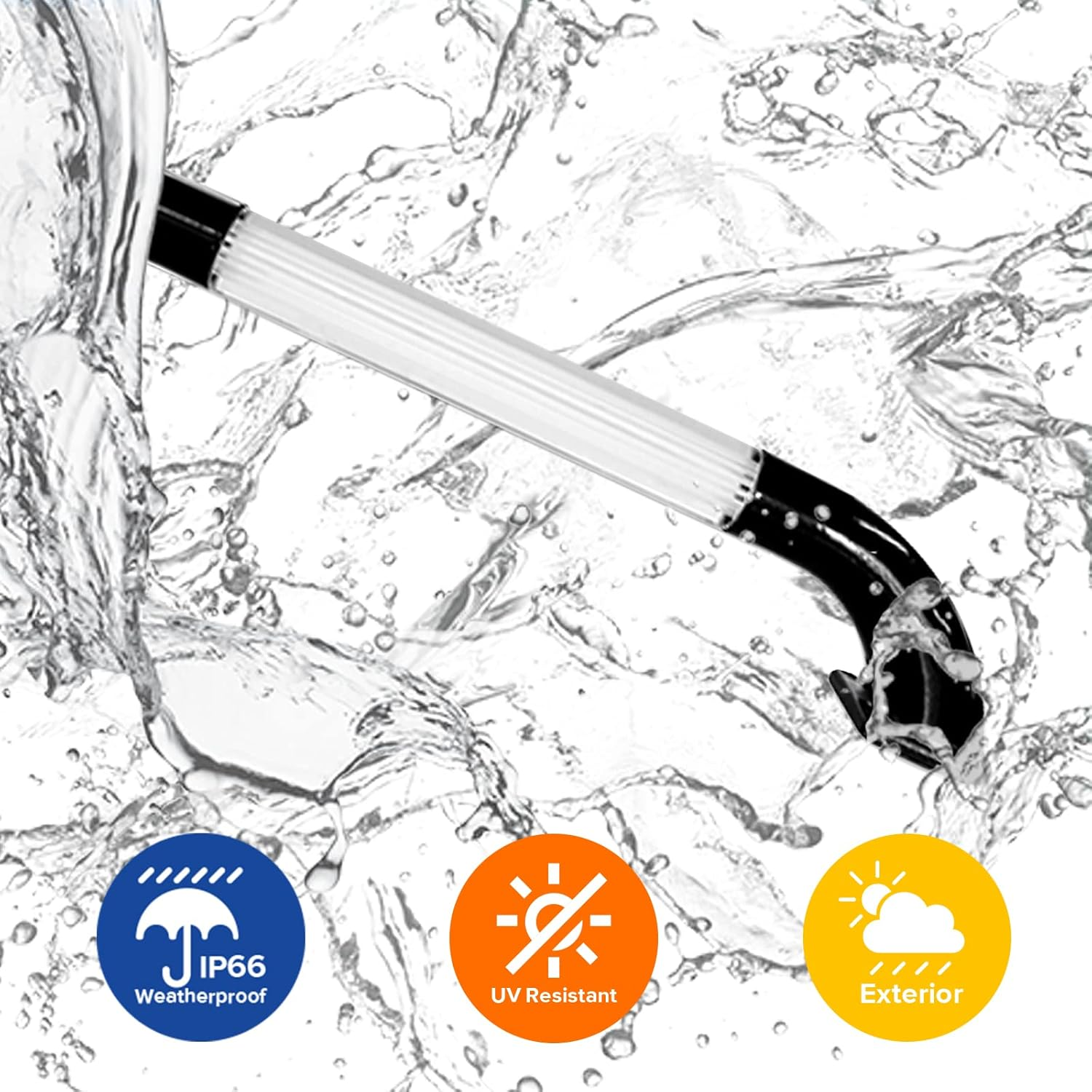 Dream Lighting LED Handle Assist Bar Light 12V Door Porch Entry Grab Bar Handles Lamp with Stainless Steel for RV Marine Yacht Boat Blue Lighting image number 2