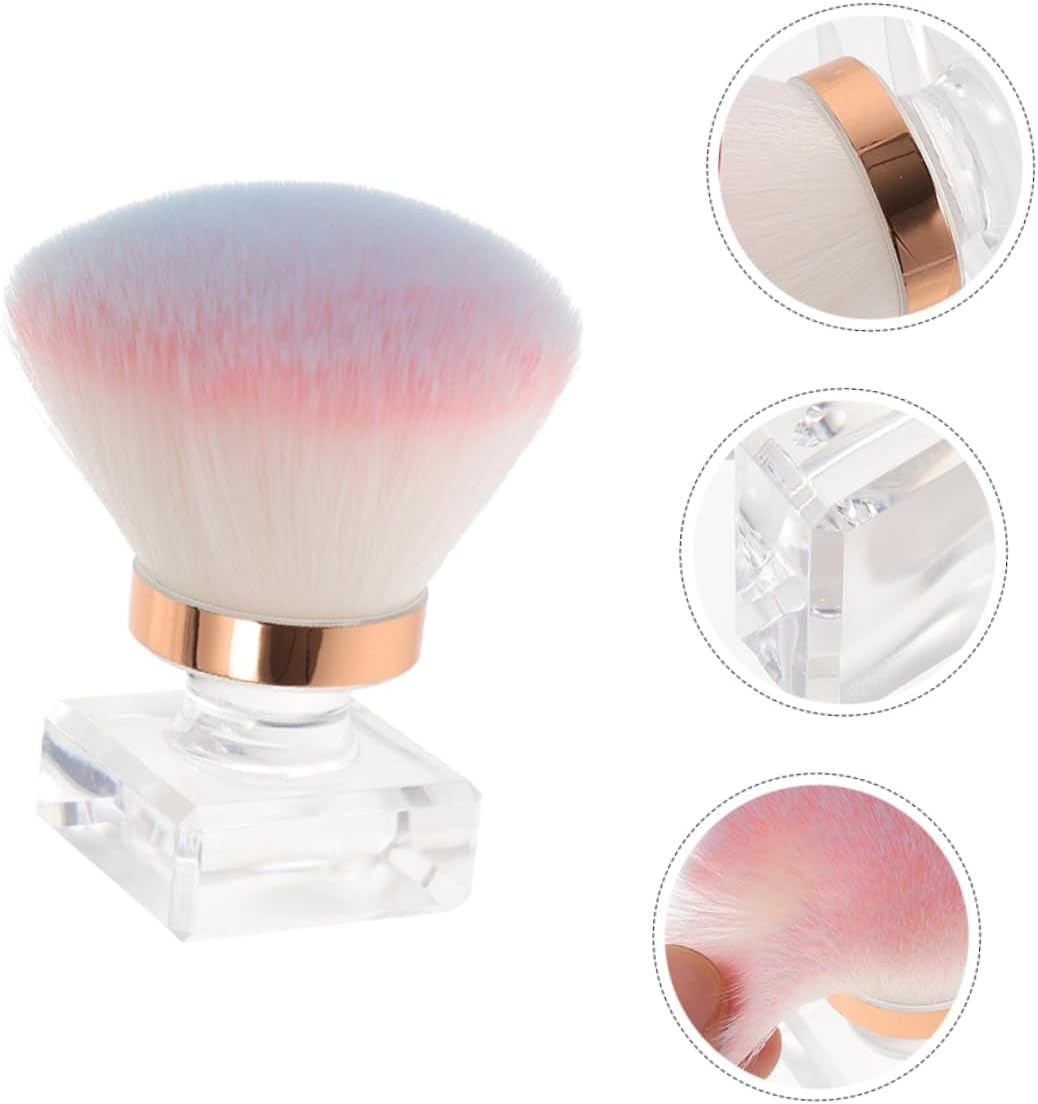 BELLIFFY 2Pcs Nail Tech Supplies Fingernail Brush for Cleaning Soft Bristle Portable Ergonomic Handle for Fingernails and Toenails image number 5