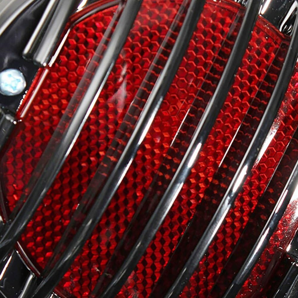 Katur Motorcycle Tail Brake Light Motorcycle License for Suzuki Yamaha Harley Bobber Chopper Black 12V image number 5