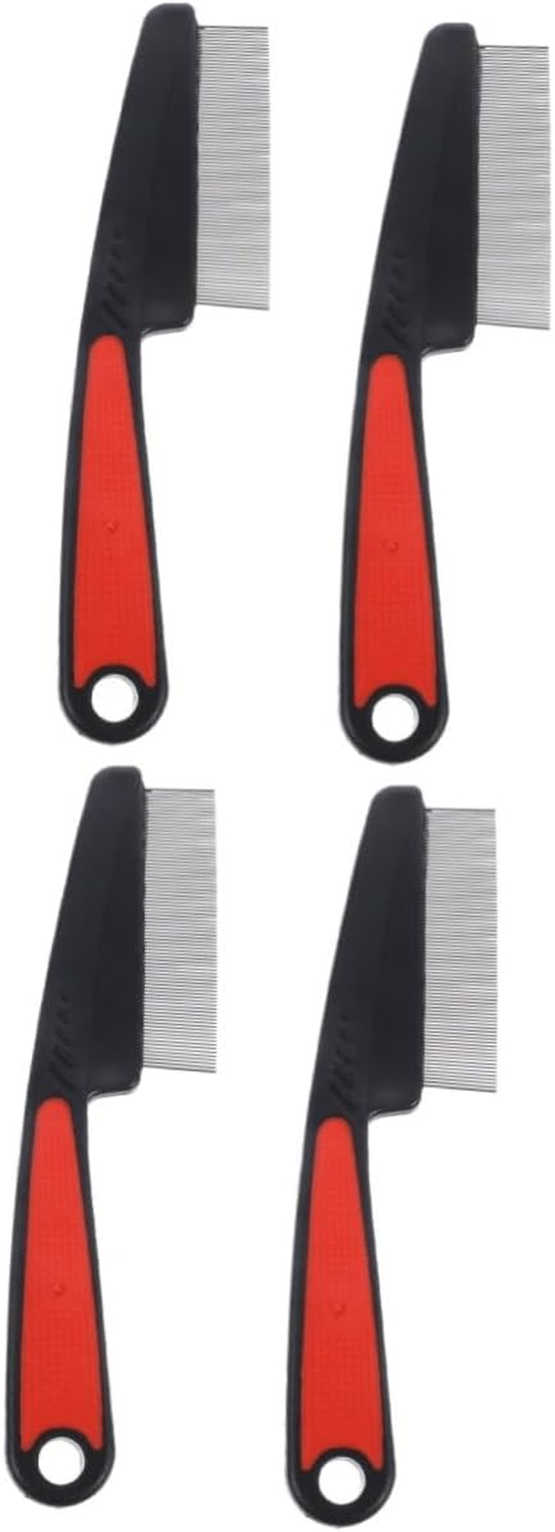 FRCOLOR 2Pcs Professional Fine Hair Combs for Men Women Dandruff Comb for Scalp Pet Hair Removal