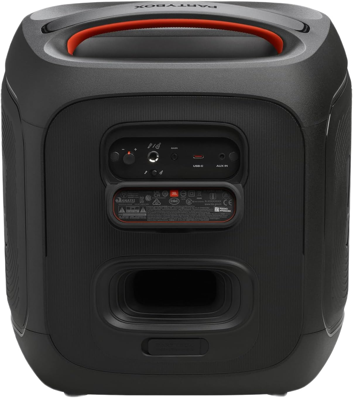 JBL Partybox Encore Essential 2, JBL Pro Sound Gets an AI Sound Boost, Dynamic Lightshow, up to 15 Hours of Play Time, Black image number 2