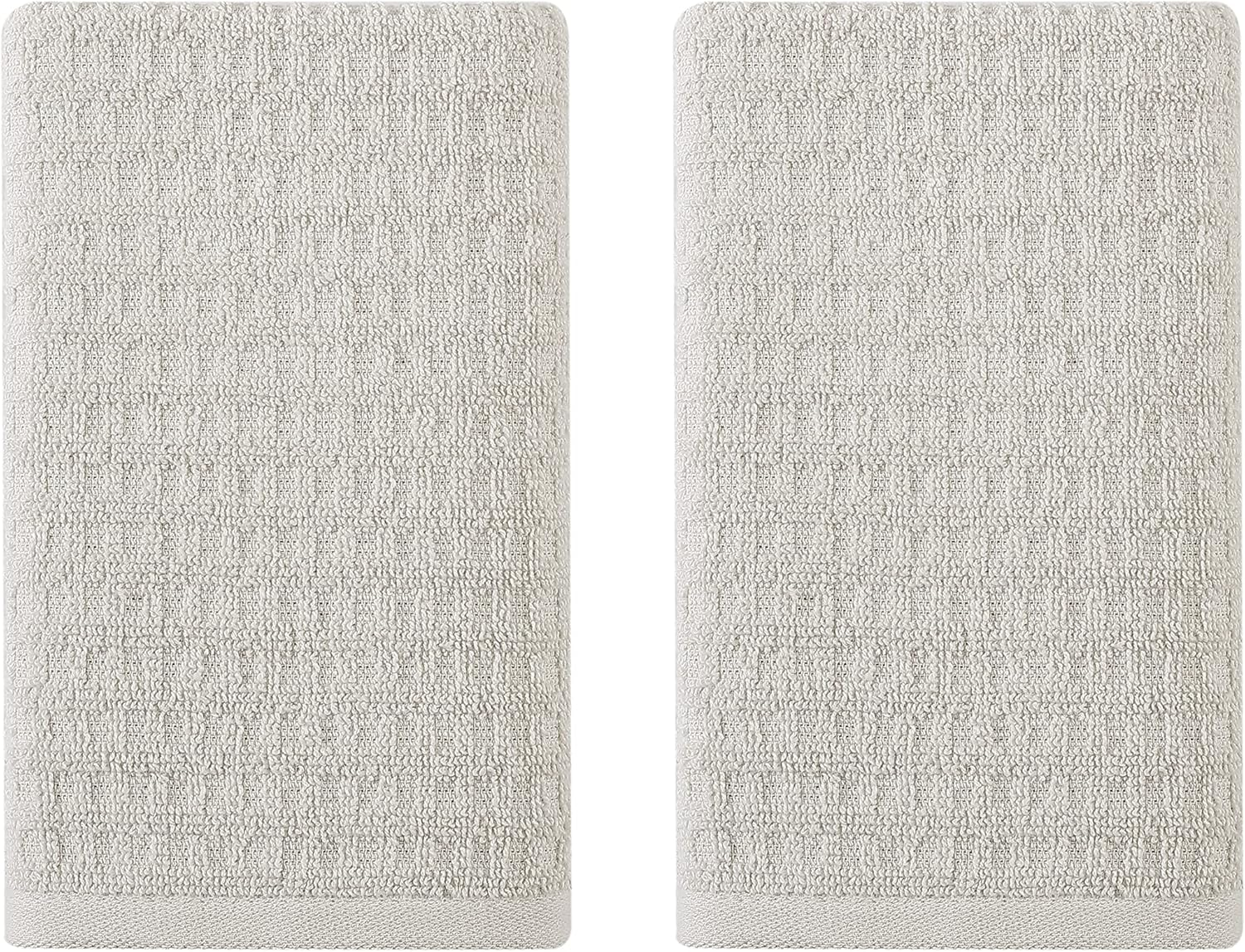 Tommy Bahama Hand Towel Set Highly Absorbent Cotton Bathroom Decor, Low Linting & Fade Resistant, 2 Piece, Northern Pacific Light Brown