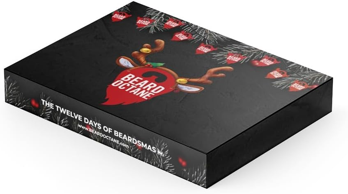 Beard Octane Holiday Beard Oil Gift Set - for Guys - Advent Calendar for Men