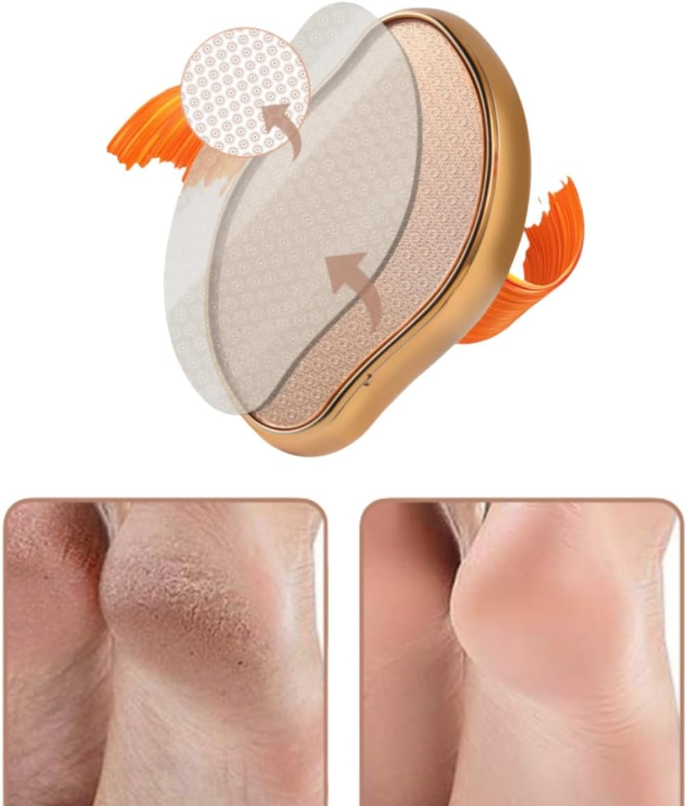 Portable Pedicure Tool and Exfoliator, Glass Foot File Callus Remover,Foot Scrubber Shower for Wet and Dry Feet, Foot Scraper for Women or Men image number 2
