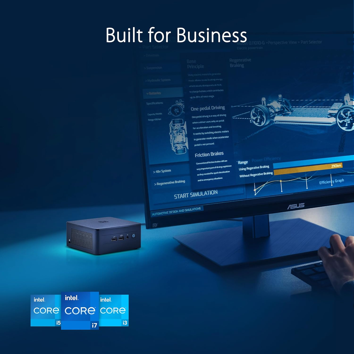 ASUS NUC 13 Pro Kit Slim Model I7 with 13Th Generation Intel&reg; Core&trade; Processor Small Barebone Kit RNUC13ANKI700000I image number 4