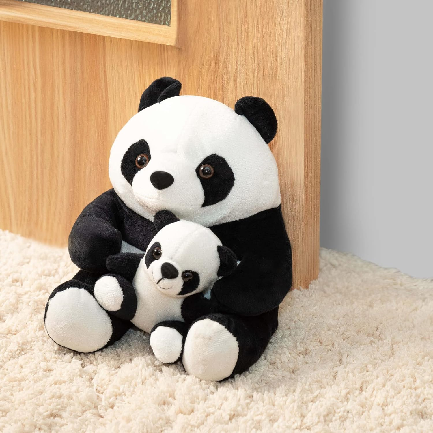 Marwood Cute Door Stopper Decorative Door Stops for Home and Office, Panda Weighted Interior Doorstop Fabric Stuffed Animal Door Stopper Floor Decorative image number 5