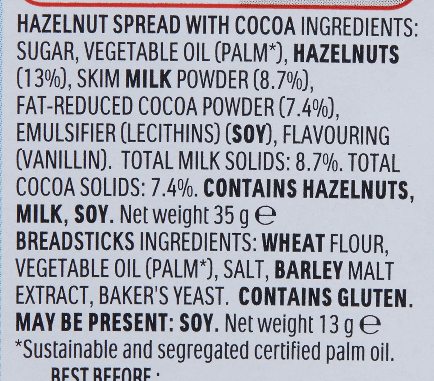 Nutella & Go Hazelnut Spread with Cocoa and Breadsticks, 24 X 48 Grams image number 5