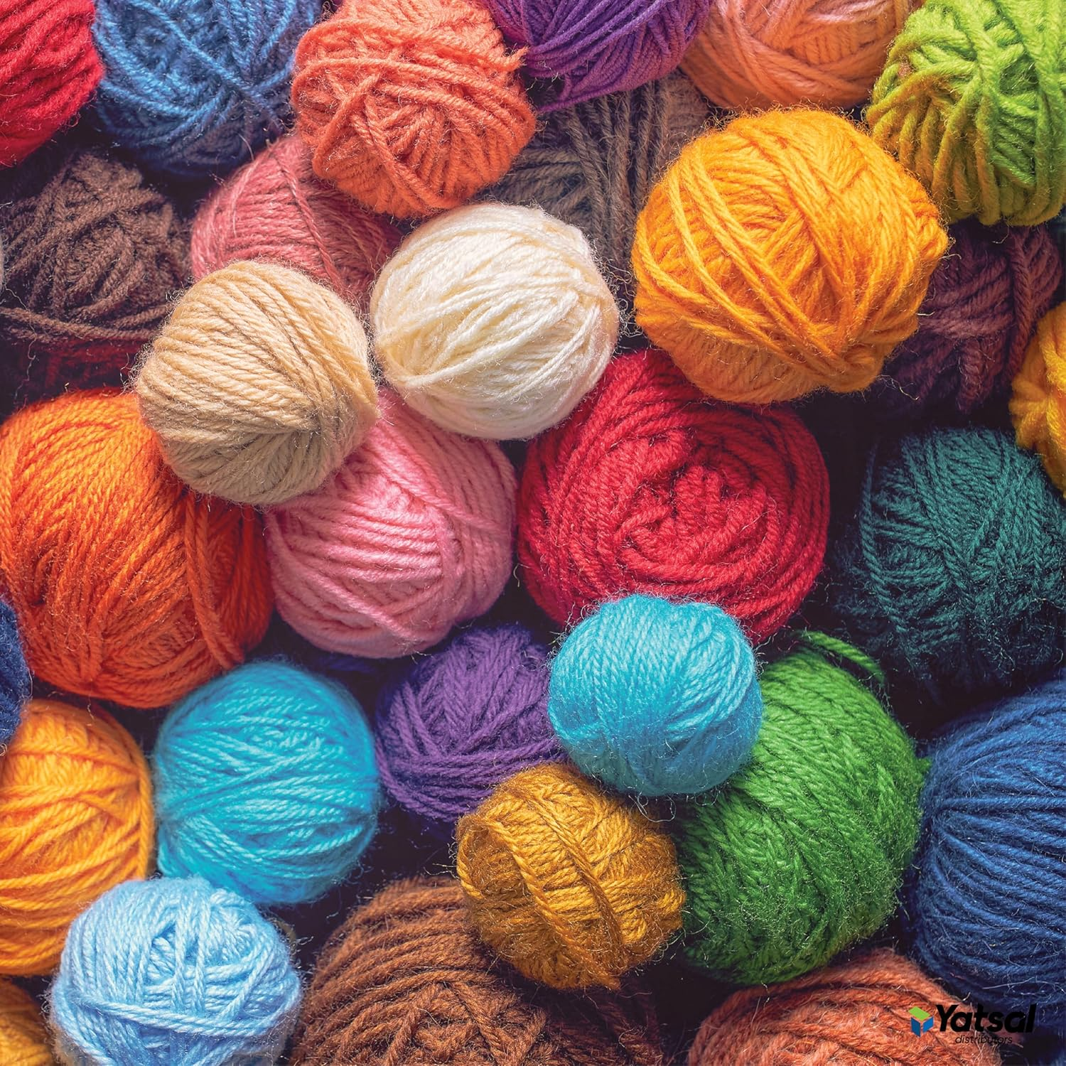 Yatsal Microfibre 3-Ply Chunky Knitting Yarn 100 G, Red Mix image number 3