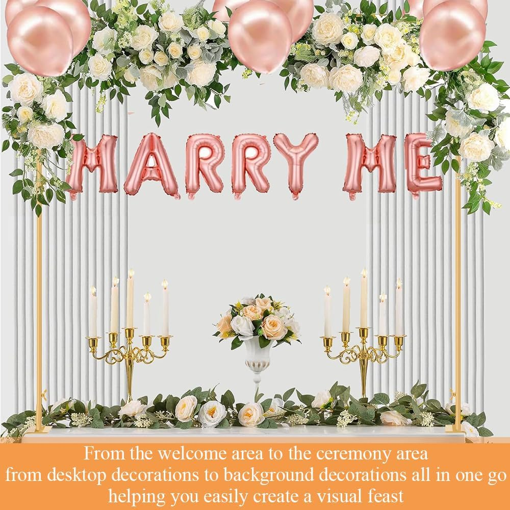 Table Pole Stand,Adjustable Tabletop Stands,Balloon Decor Frame, Metal Decorating Hanging Rod ,Wedding Decoration Frame,Party Backdrop Holder, for Wedding, Birthday, Anniversary Decoration