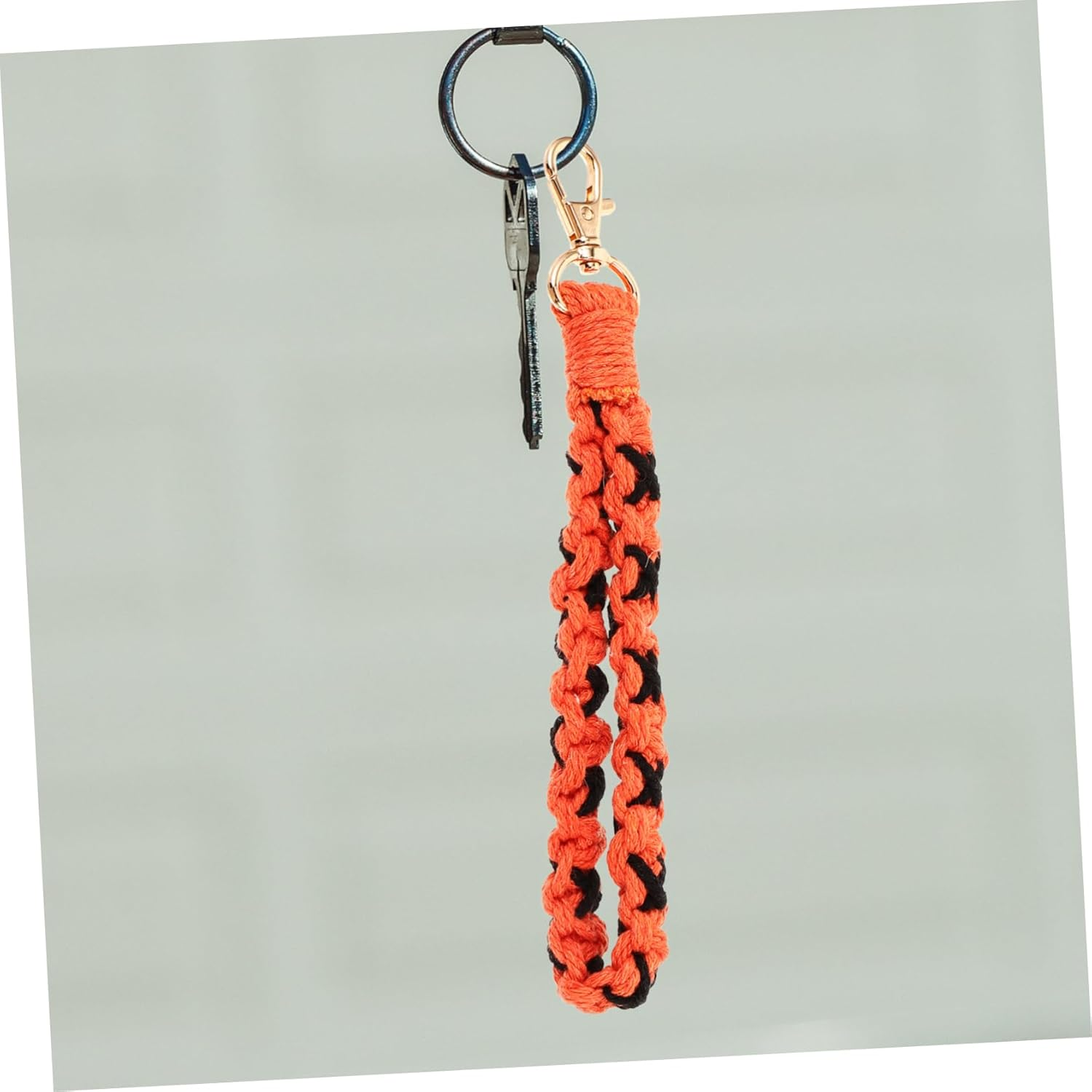 WOFASHPURET Keychain Wristlet Hand Strap Key Lanyard Car Keys Keychain Woven for Women Fashion Accessory image number 4