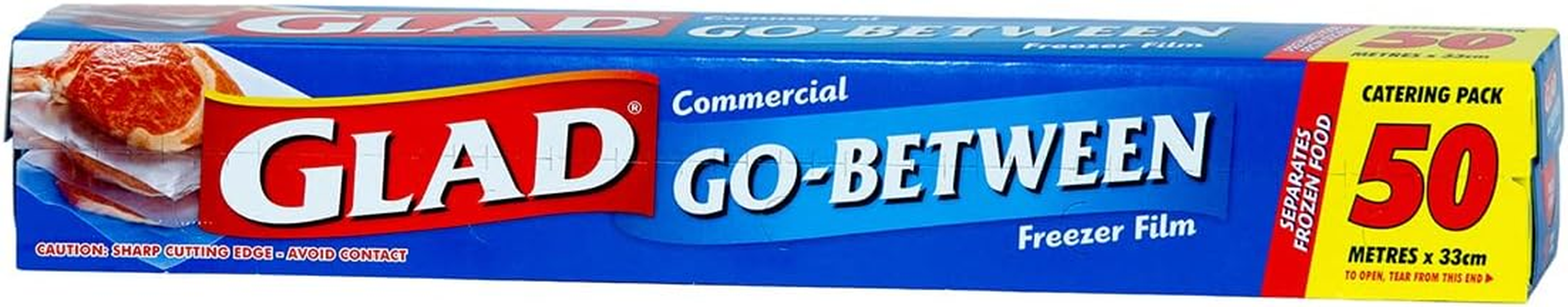 Glad Go-Between Freezer Film, Separates Frozen Foods and Prevents Sticking, 50 Metre Roll image number 2