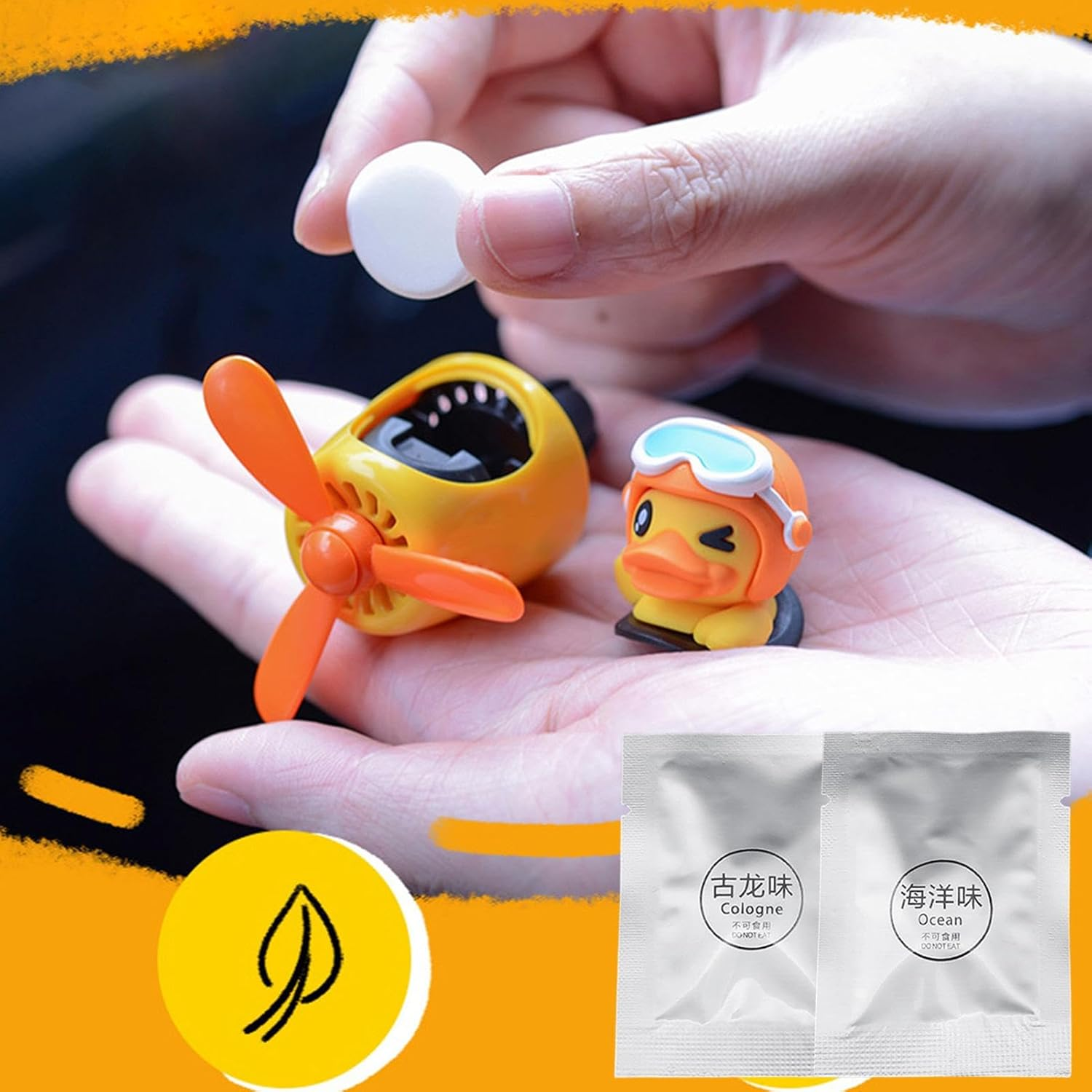 Air Freshener Tablets for - Car Air Freshener Car Fragrance Refill,8X Automotive Air Fresheners, Fragrance Tablets Aromatherapy Tablets, Car Interior Accessories