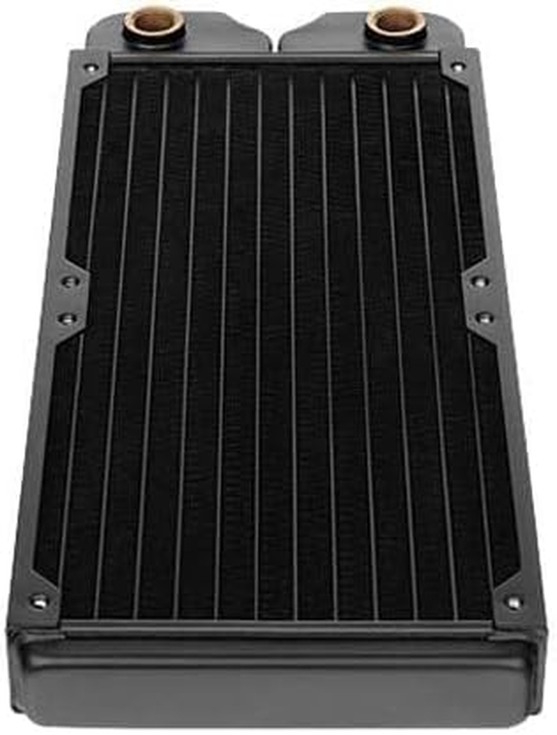 Thermaltake Pacific DIY Liquid Cooling System C240 27Mm Thick High-Density Fins Single-Row Copper Tubes Copper Radiator CL-W227-CU00BL-A image number 2