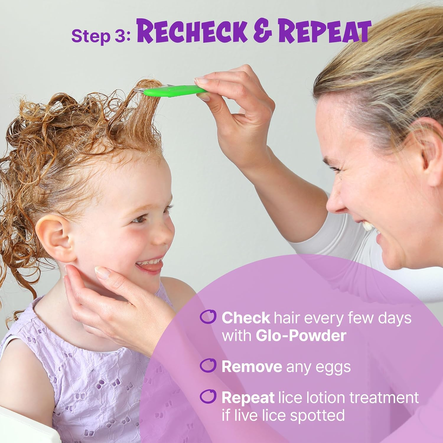 Ispy Family Nitkit Complete Head Lice Treatment & Detection Kit for 3-4 People &ndash; Biofluorescent Glo-Powder for UV Detection &ndash; Odourless Insecticide-Free Lotion &ndash; Glow-In-The-Dark Tattoos &ndash; UV Lights & Comb Included