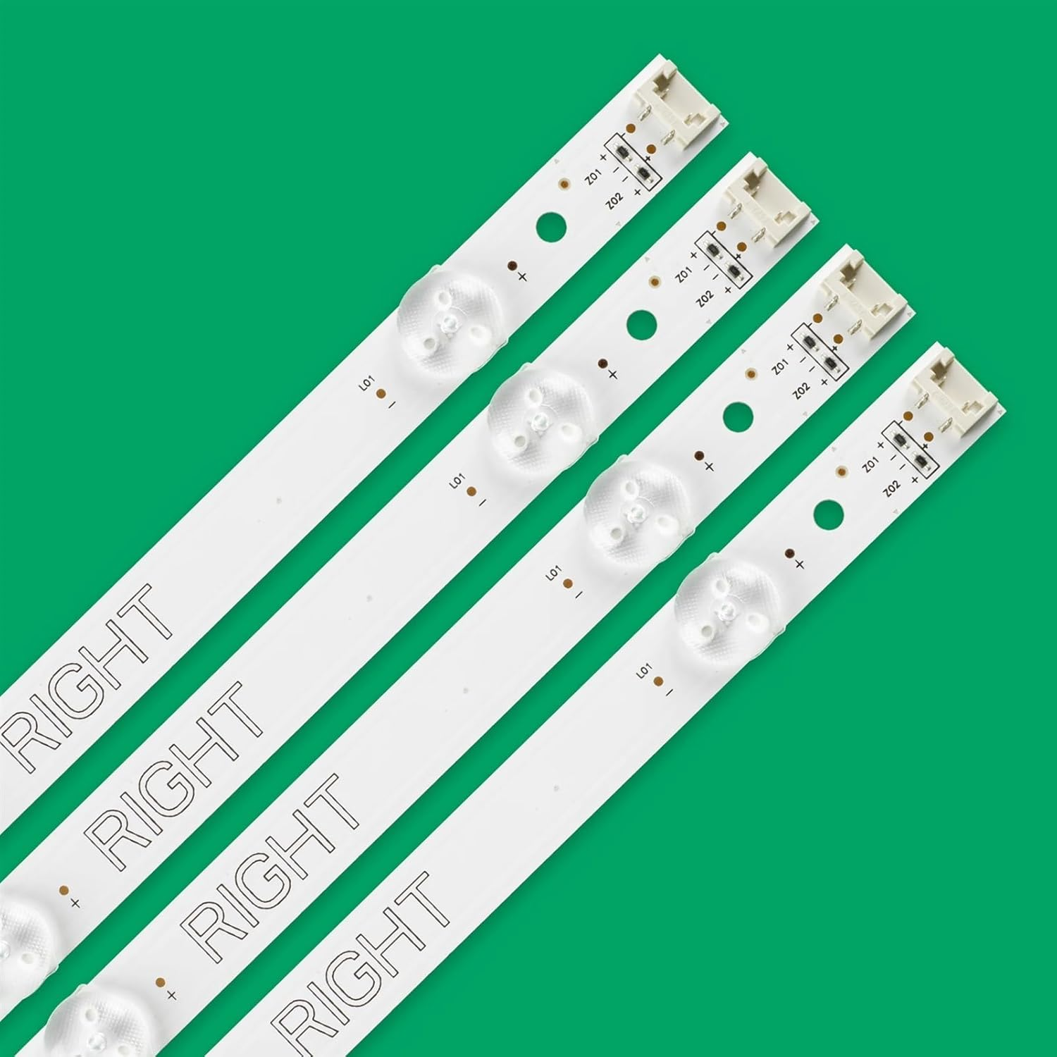 CHROX 8Pcs LED Strip Fit for LG 49" TV 49UH6030 49UF640V 49UK6200 49UK6300PLB 49LK5700PSC 49UJ6300 49LK5700 49LJ5550 NC490DGG-AAFX1-41CA image number 3
