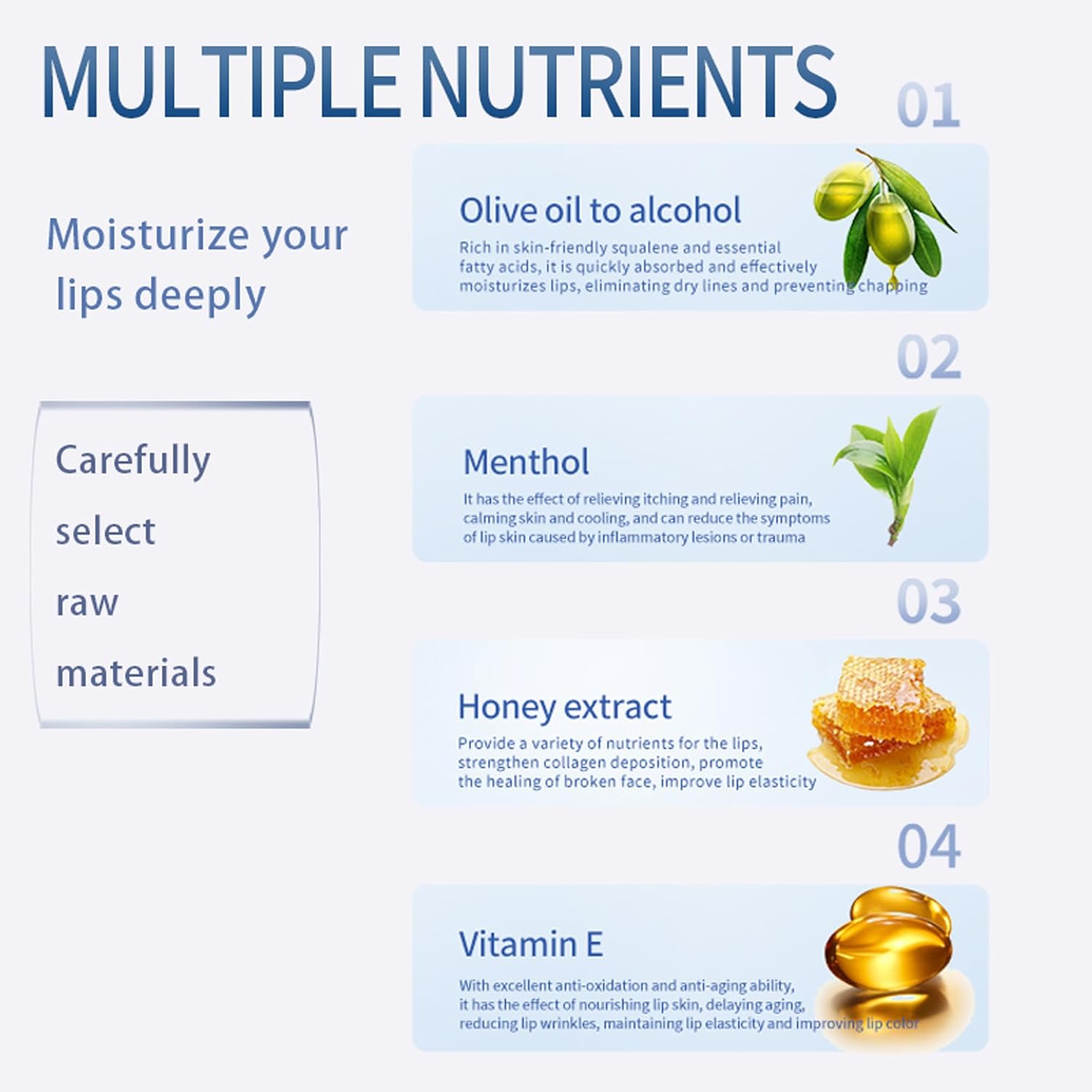 Lip Repair Gel for Cracked & Dry Lips - Intense Healing Balm with Mint Extract | Hydrating Protection | Antibacterial Formula image number 1