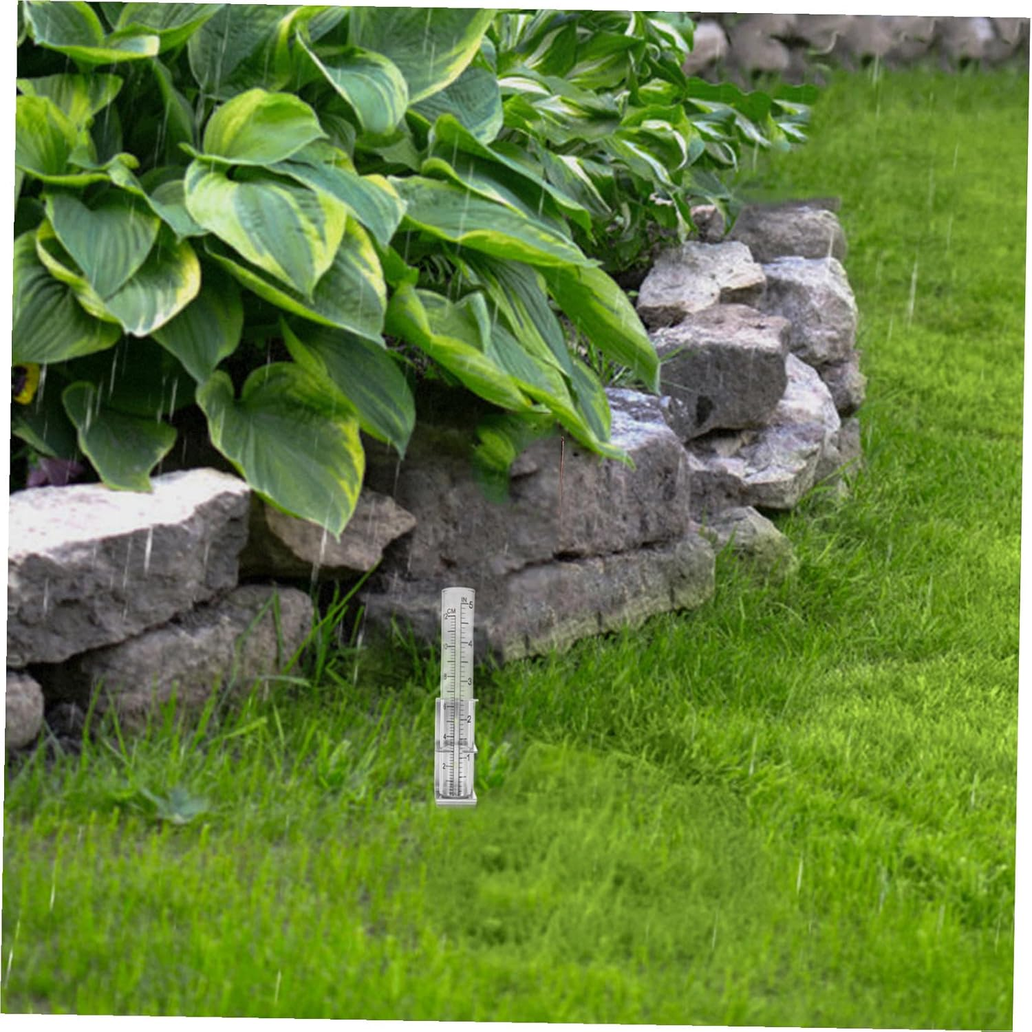 Toddmomy Precision Outdoor Rain Gauge Mounting Bracket Stainless Steel Column Design for Accurate Rainfall Measurement Garden Patio Use with Easy Installation