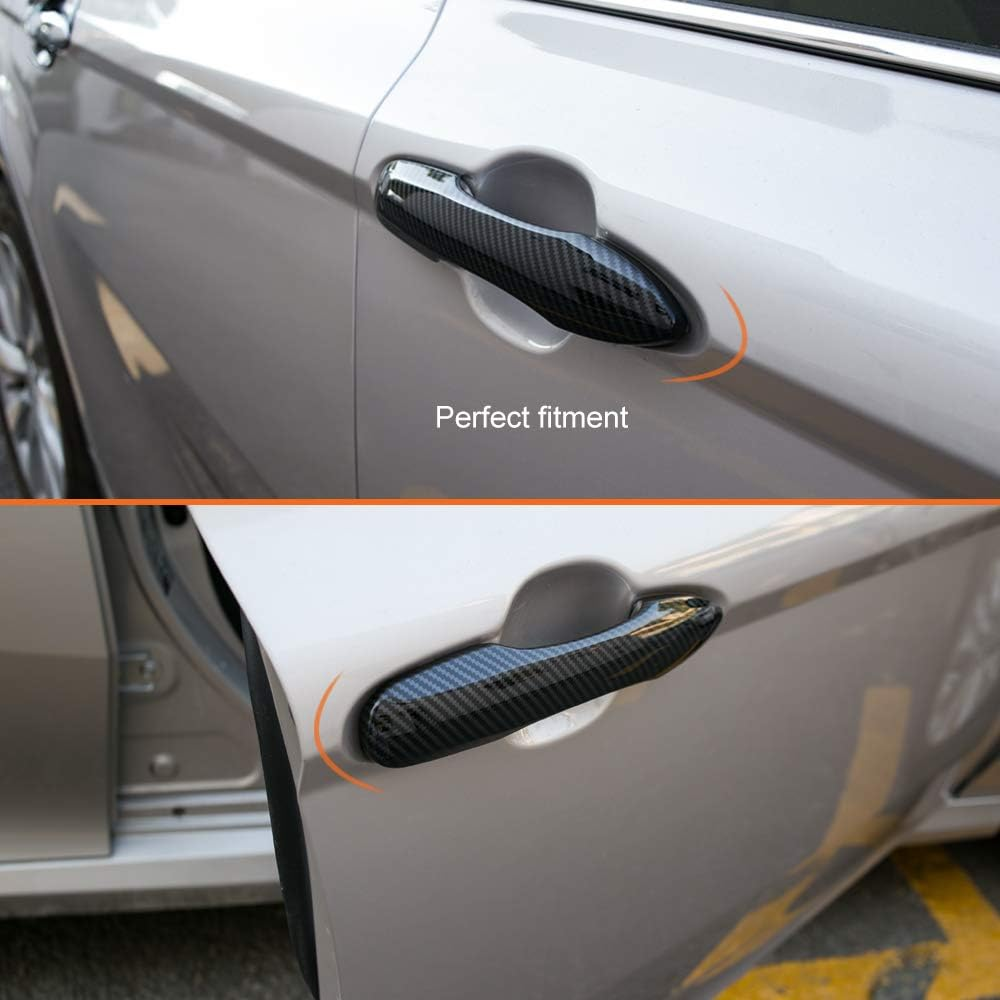 Exterior Door Handle Cover Trims with Smart Entry Holes Fit for Toyota Camry 2025 2024 2023 2022 2021 2020 2019 2018/Toyota Corolla Avalon 2019-2024 Accessories image number 5