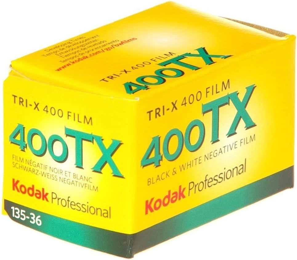 Kodak Professional Tri-X 400 Black and White Negative Film (35Mm Roll Film, 36 Exposures)- 8667073, Yellow