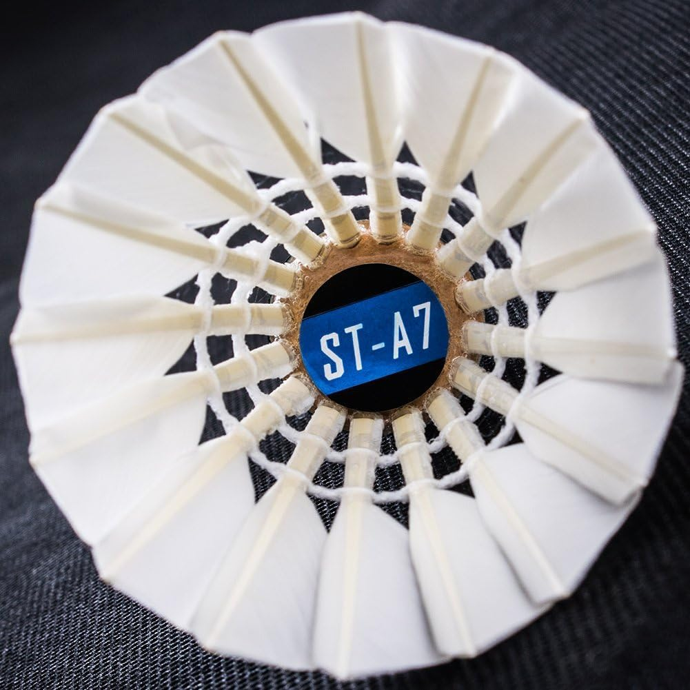 Senston Shuttlecocks 6-Pack / 12-Pack Feathers Badminton Ball Durability Badminton Shuttlecocks Training Badminton image number 1