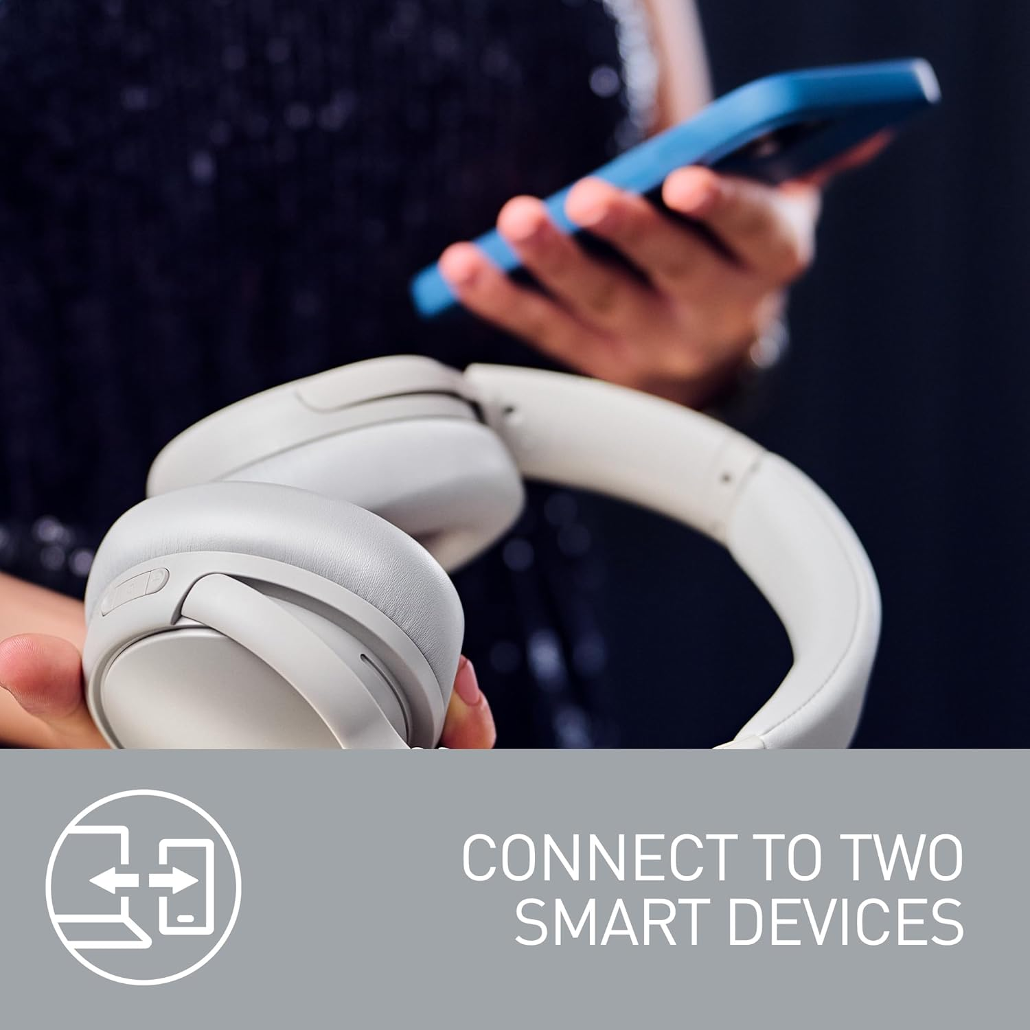 Panasonic Wireless Stereo Noise Cancelling Headphones with 65 Hours Battery Life & XBS, Black (RB-M600BE-K) image number 5