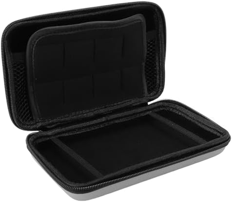 Hard Shell Carrying Case for 3DS XL, Super N Edition, 2DS XL, New 3DS XL, New 3DS LL, 3DS XL, 3DS LL, with Large Capacity Storage (Silver) image number 4