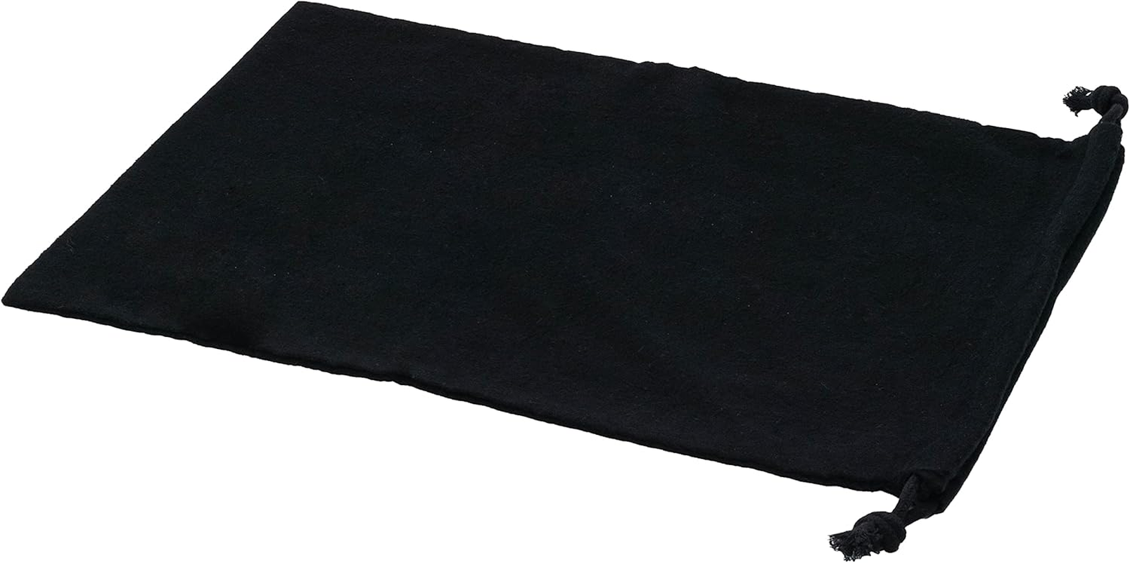 ZENPAC Shoe Dust Bags, Duster Flannel Pouch with Drawstring Closure, Washable, Breathable, Travel, Home Essentials for Luggage, Accessory Storage, Black, 12X17 Inch (Pack of 2) image number 4