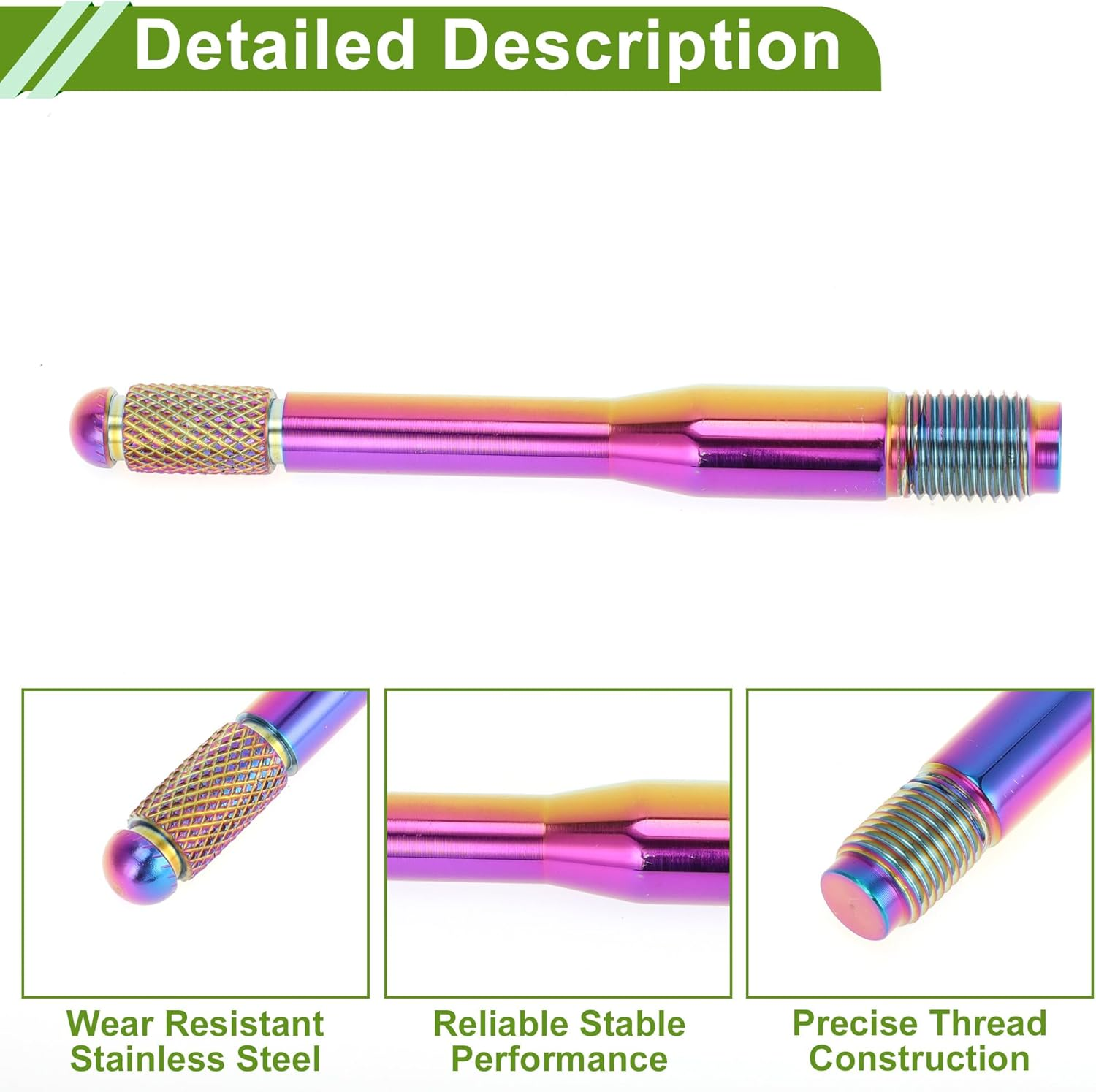 HOPESPANNER Universal M14 X 1.5 Wheel Alignment Pin Durable 120 Mm Rim Pin Pilot Pen Tyre Change Aid Tool Made of Stainless Steel Pack of 1 image number 2