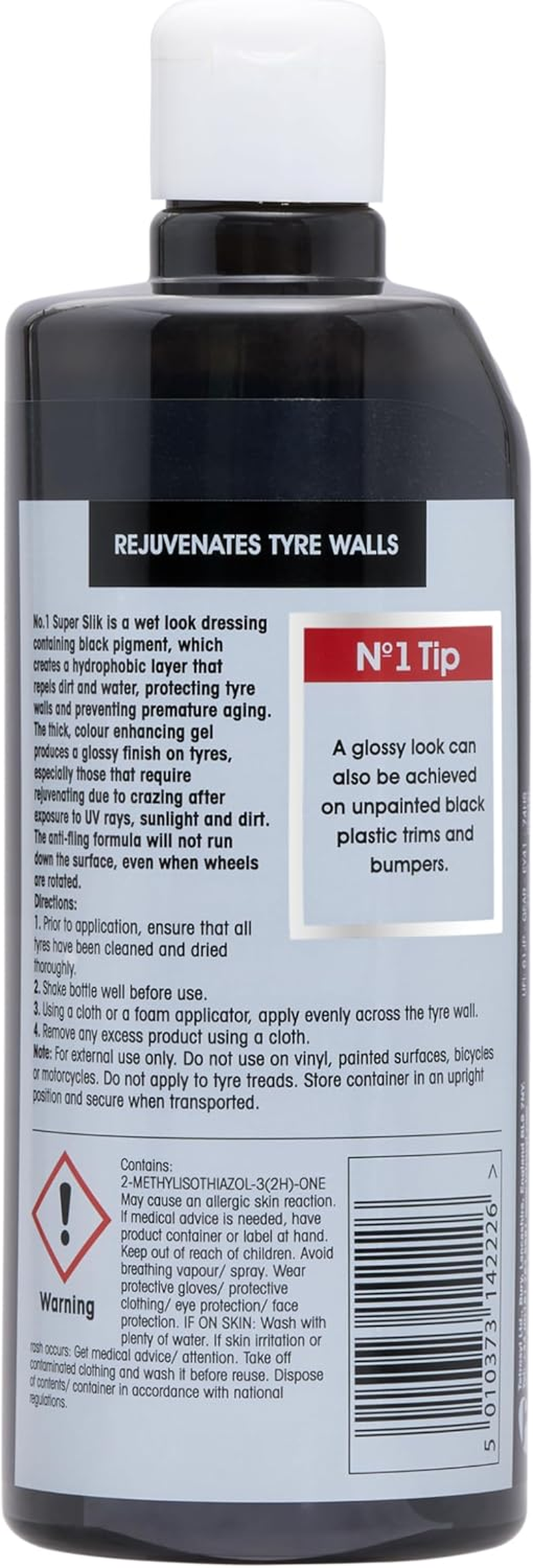 Carplan No.1 Super Slik Wet Look Car Tyre Shine, 600 Ml image number 1