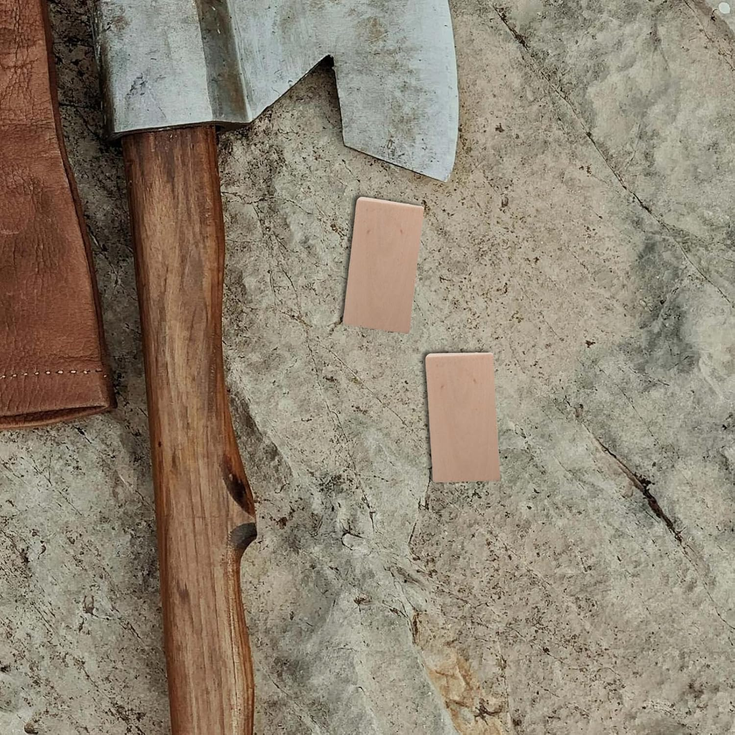 SEWOART 10Pcs Wooden Wedge for Axe Handle Garden Hoe Handle Repair Garden Tool Replacement Parts for Outdoor Gardening Tools